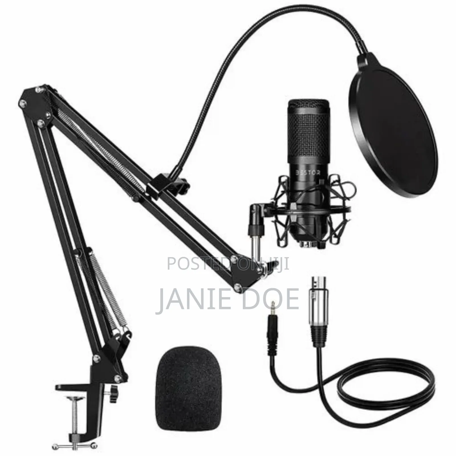Black Studio Microphone