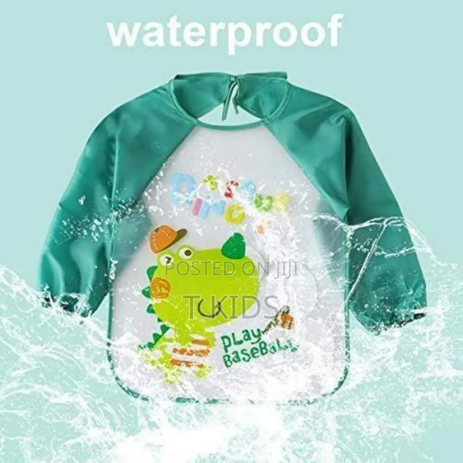 Baby Waterproof Bib With Sleeves