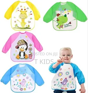 Baby Waterproof Bib With Sleeves