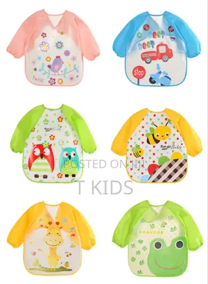 Baby Waterproof Bib With Sleeves