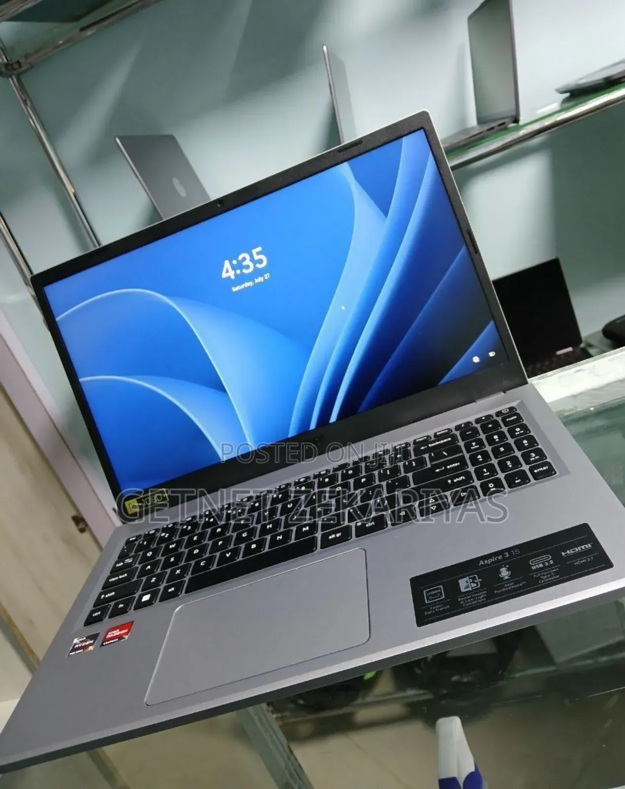 New Laptop Acer Aspire 3 16GB AMD Ryzen 3 SSD 512GB