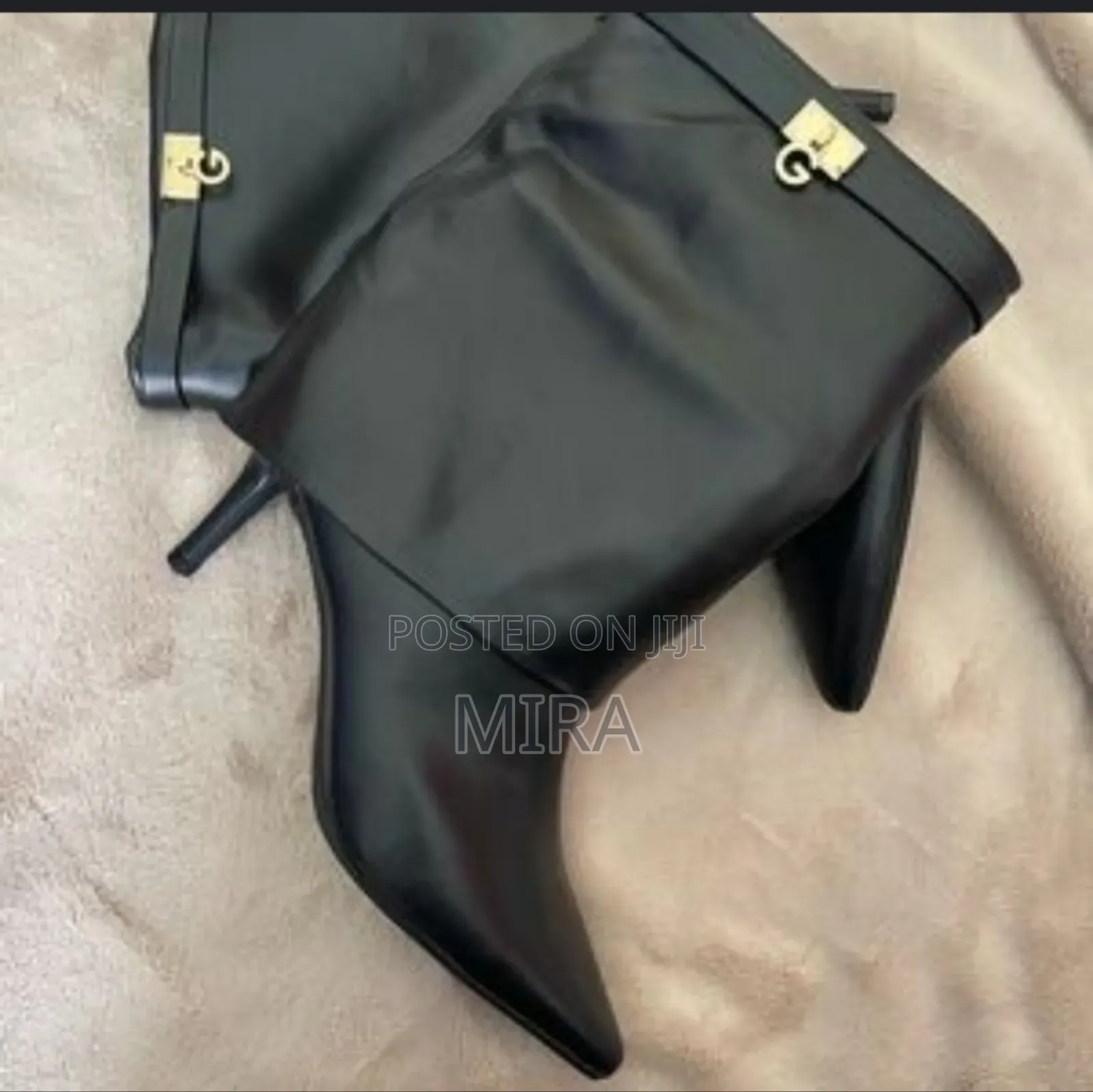 GBG Tan Fux Fur Boots