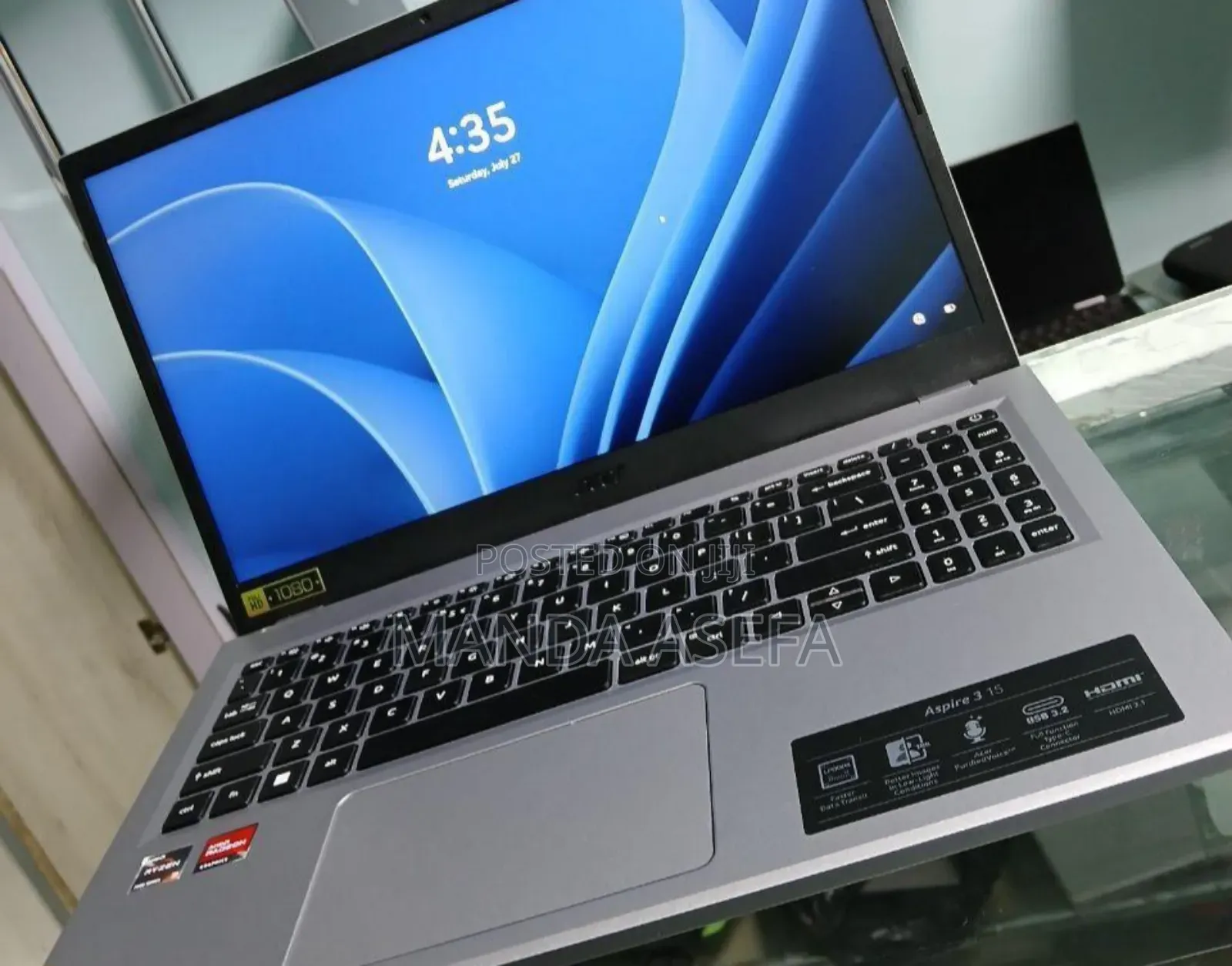 New Laptop Acer Aspire 3 16GB AMD Ryzen 5 SSD 512GB