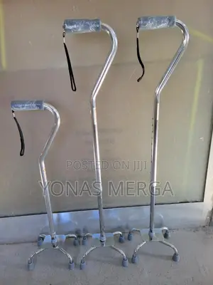 Photo - Walking Stick፬¥Lumex Silver Collection Low Profile Quad Cane