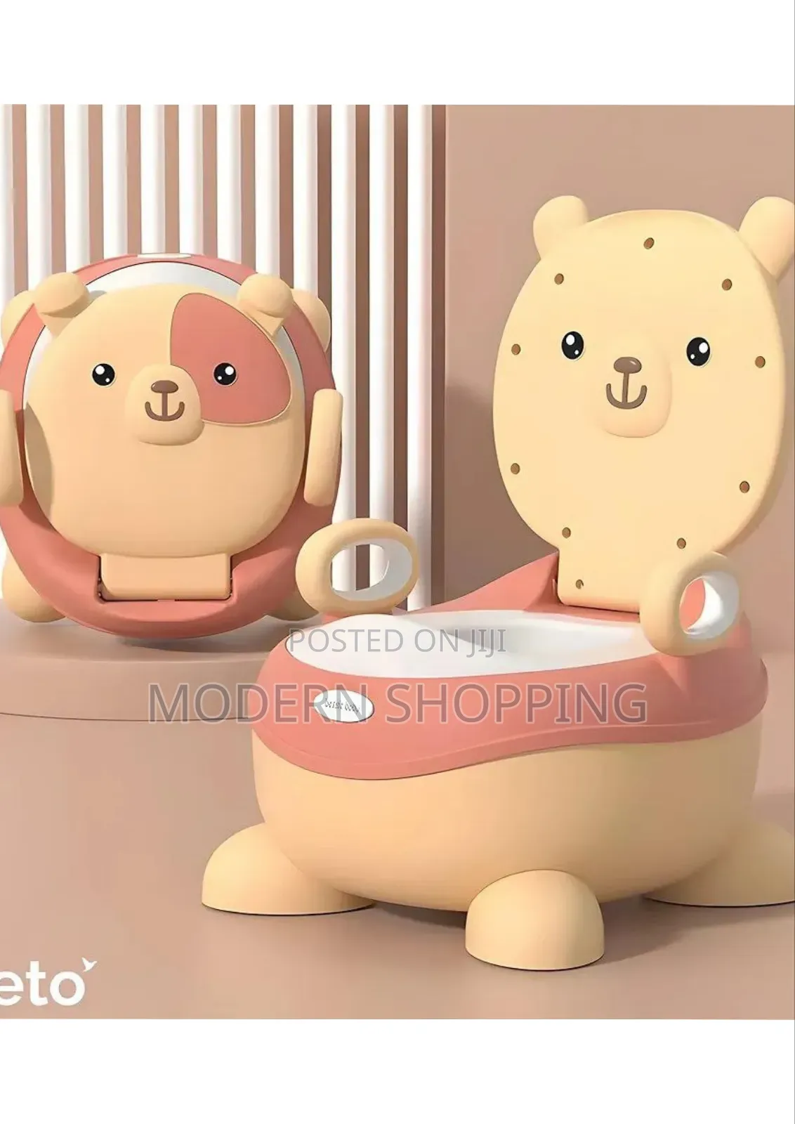 Cute Bear-Themed Baby Potty Training Seat