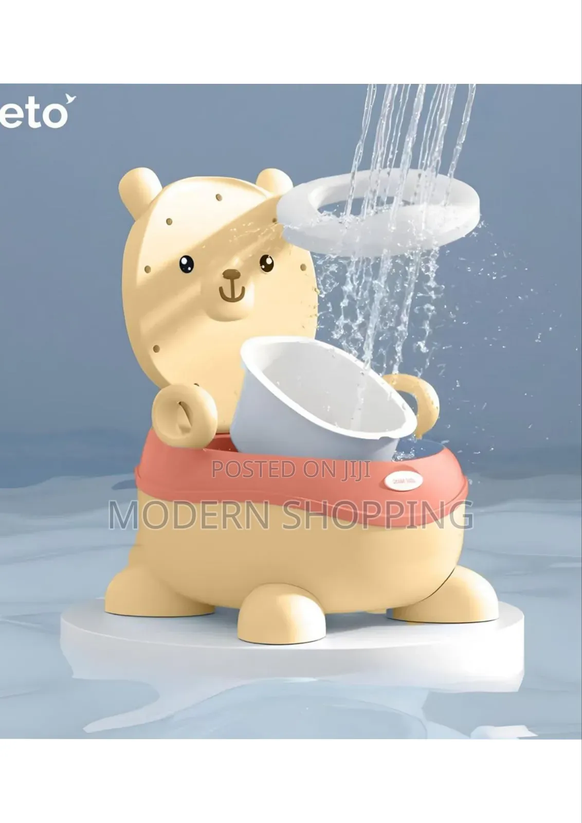 Cute Bear-Themed Baby Potty Training Seat