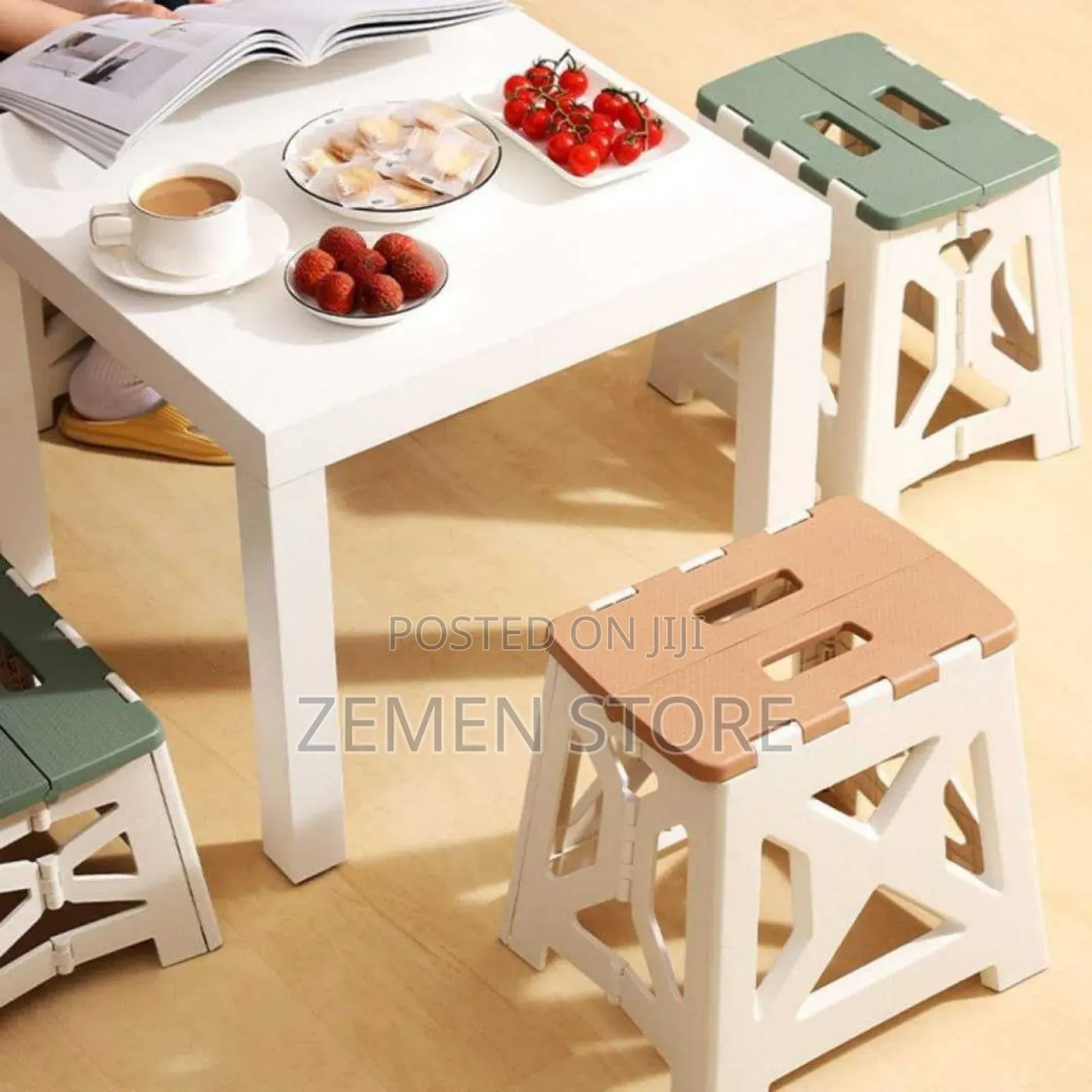Portable Folding Stool ተጣጣፊ ወንበር ቦታ የማይዝ በቀላሉ ተጣጥፎ መቀመጥ የሚችል