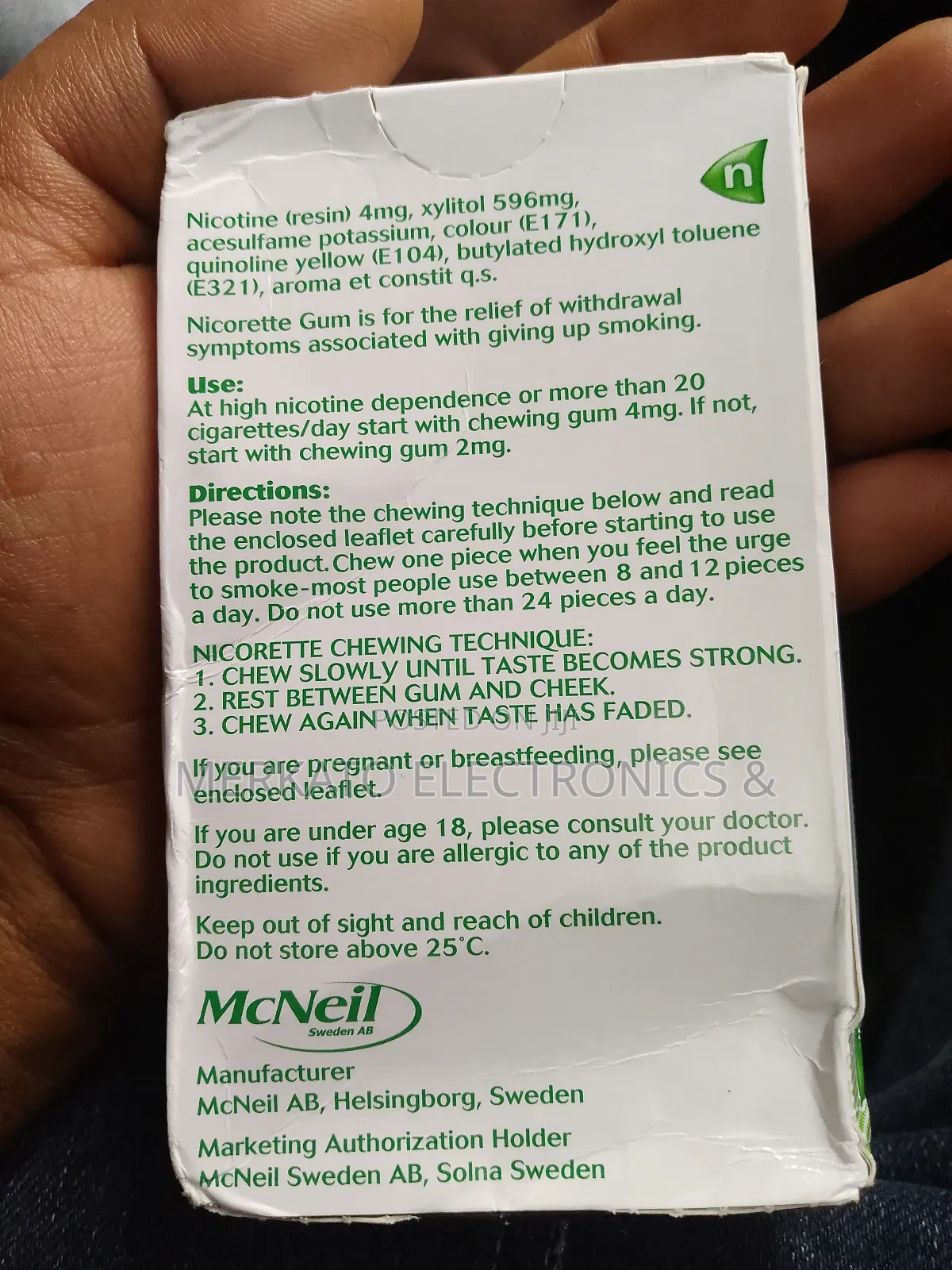 Nicotine Gum 4mg | Helps to Quit Smoking |