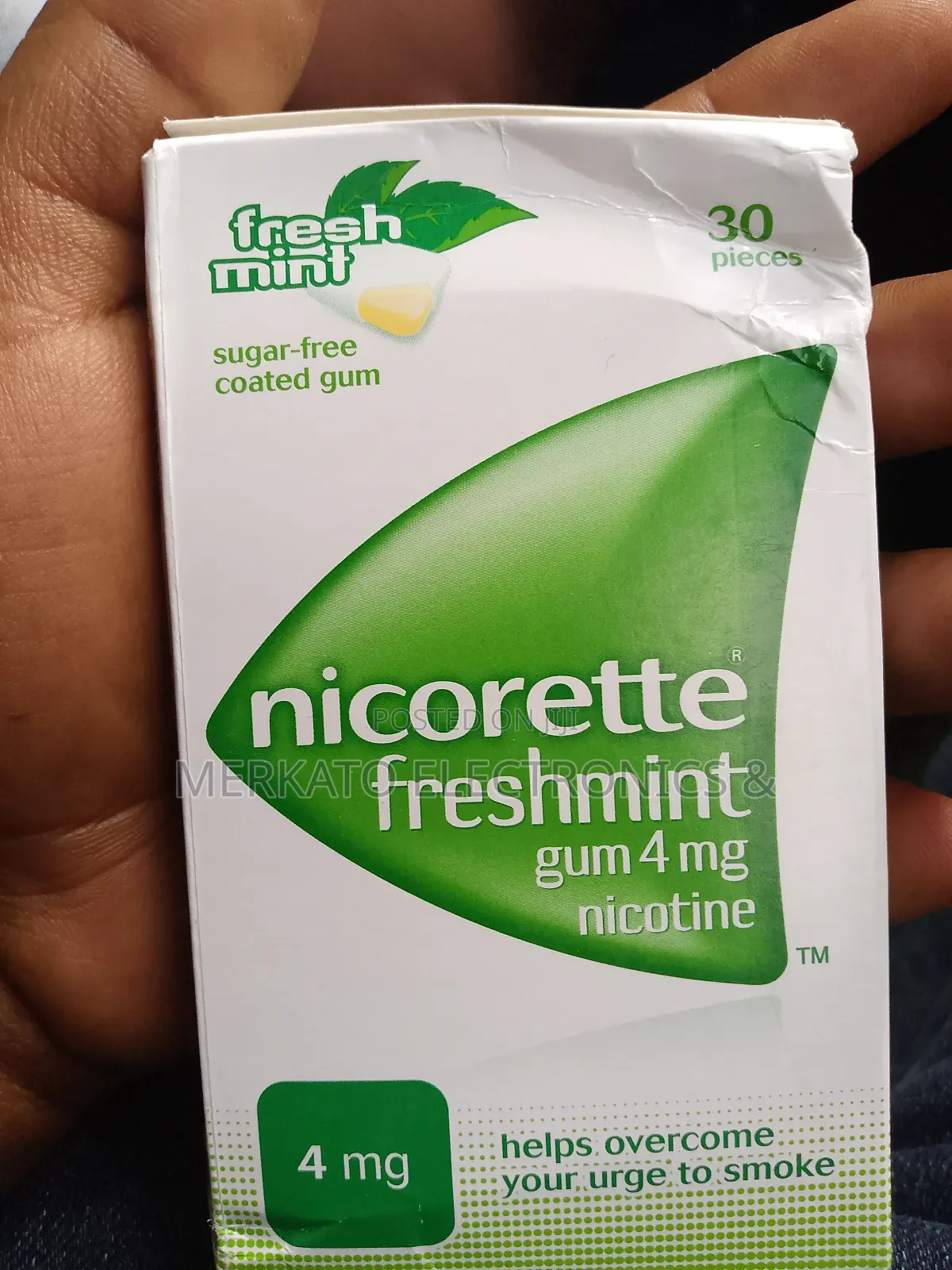 ማስቲካ ሲጋራ ለማቆም | Nicotine | 4mg