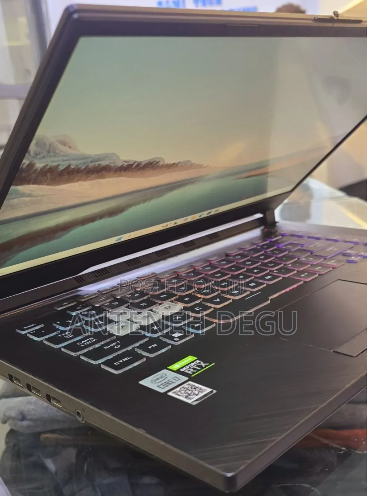 New Laptop Asus ROG Strix G15 16GB Intel Core I7 SSD 1T