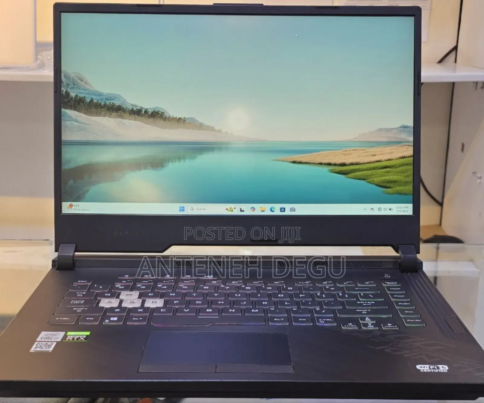 New Laptop Asus ROG Strix G15 16GB Intel Core I7 SSD 1T
