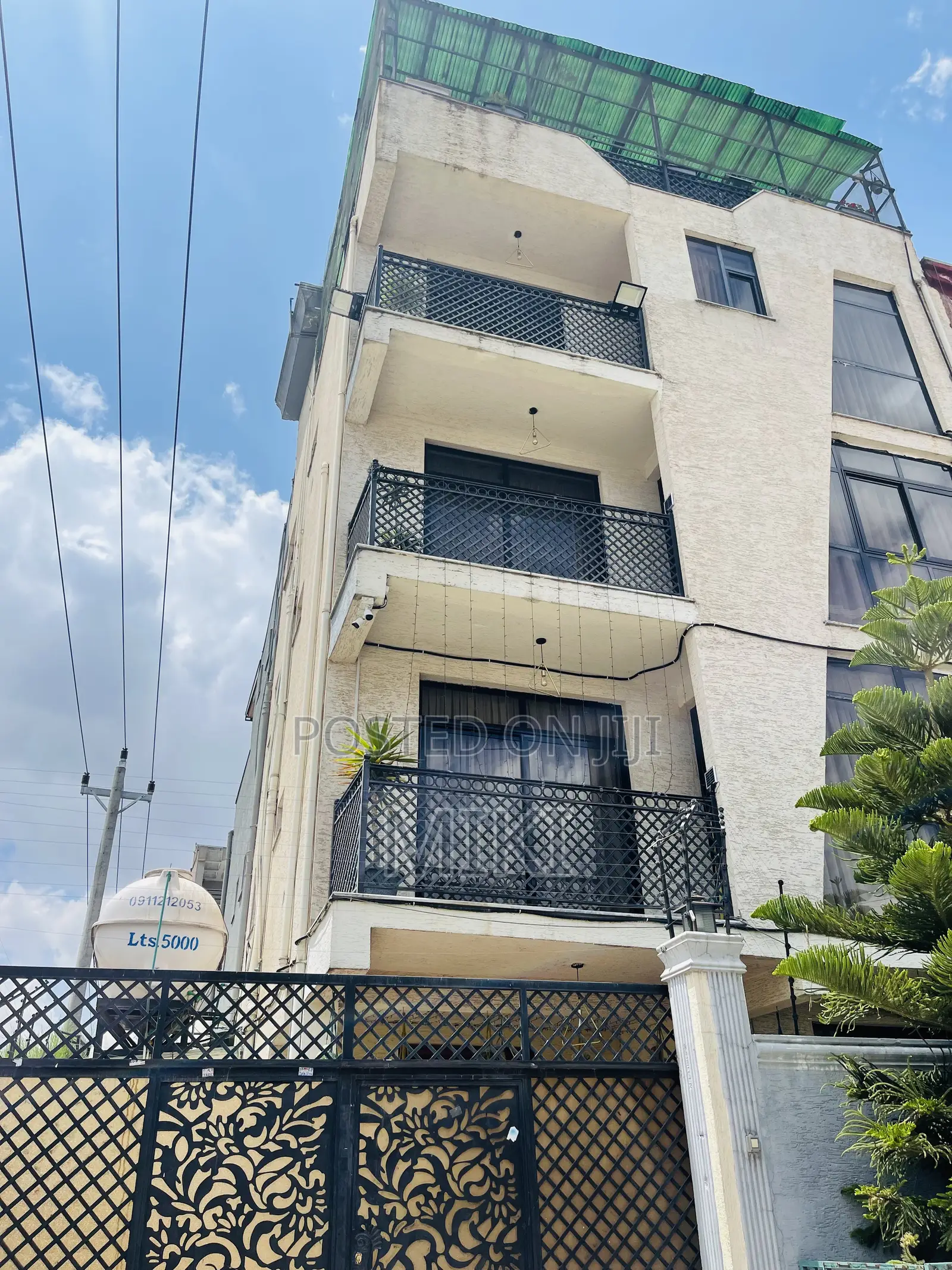 Furnished 5bdrm Townhouse/Terrace in Garment, Nifas Silk-Lafto