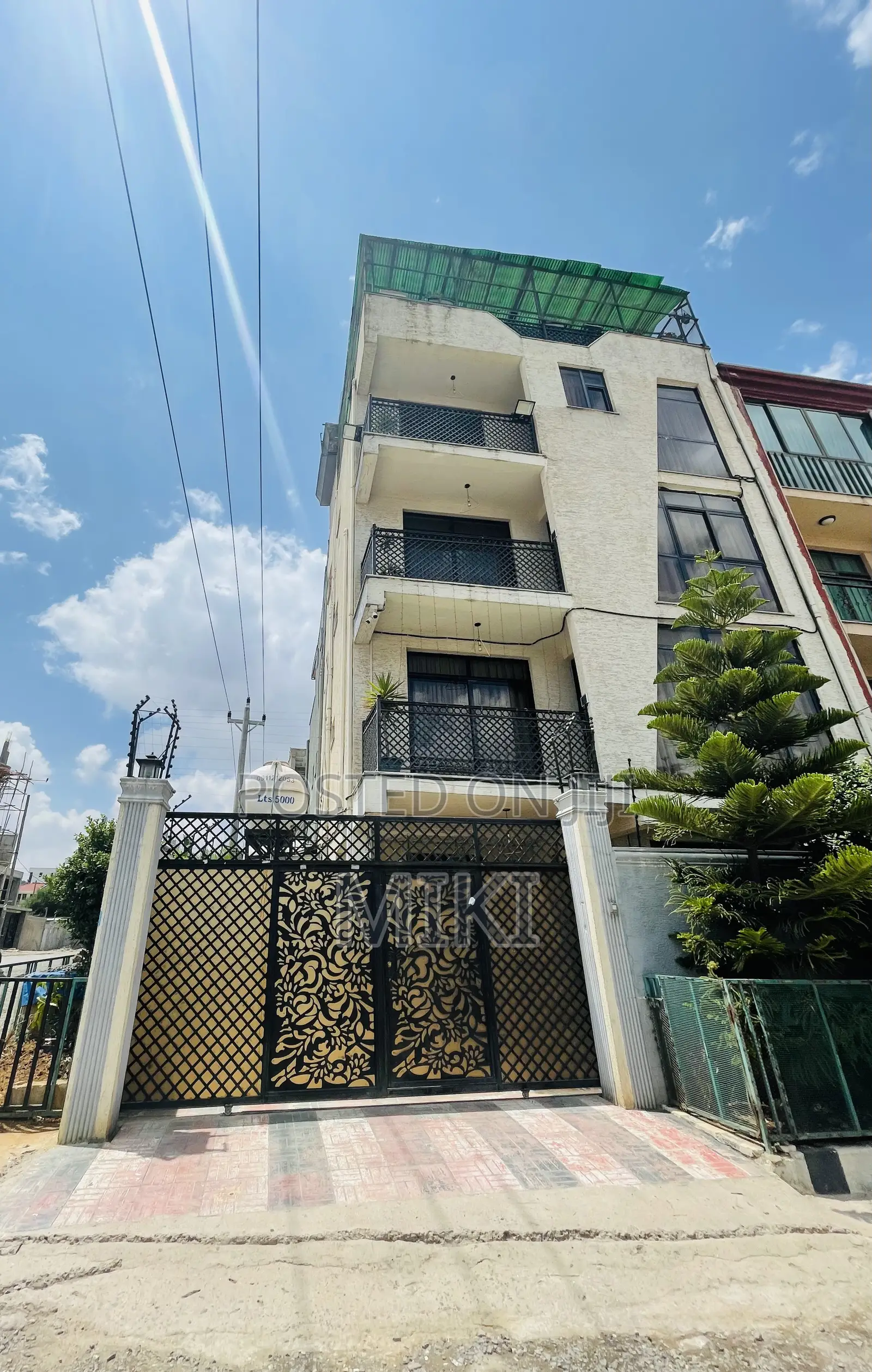 Furnished 5bdrm Townhouse/Terrace in Garment, Nifas Silk-Lafto