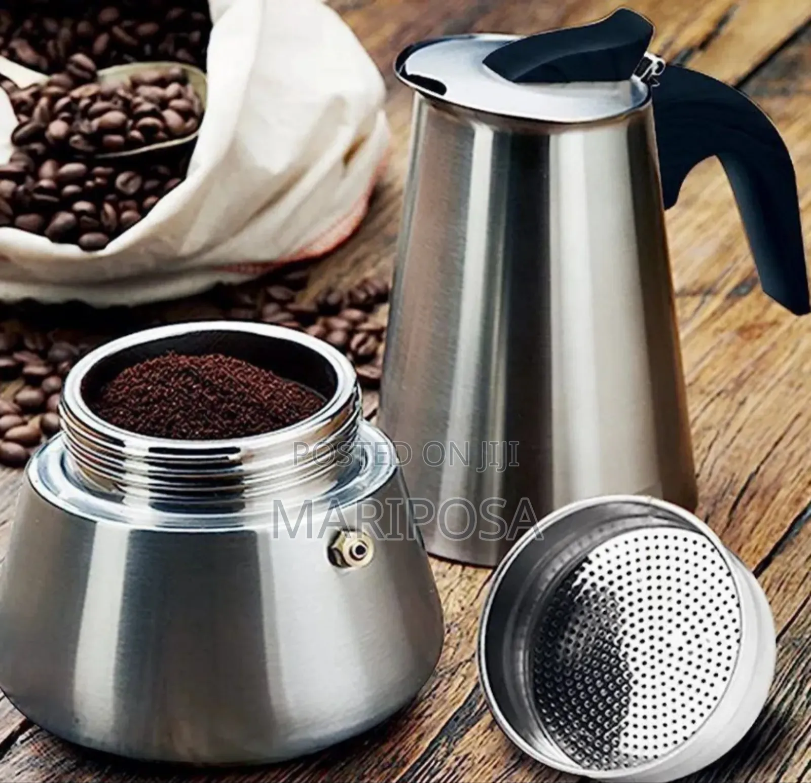 Stainless Steel Espresso Maker