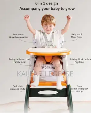 Photo - Baby High Chair Multifunctional Infant Feeding