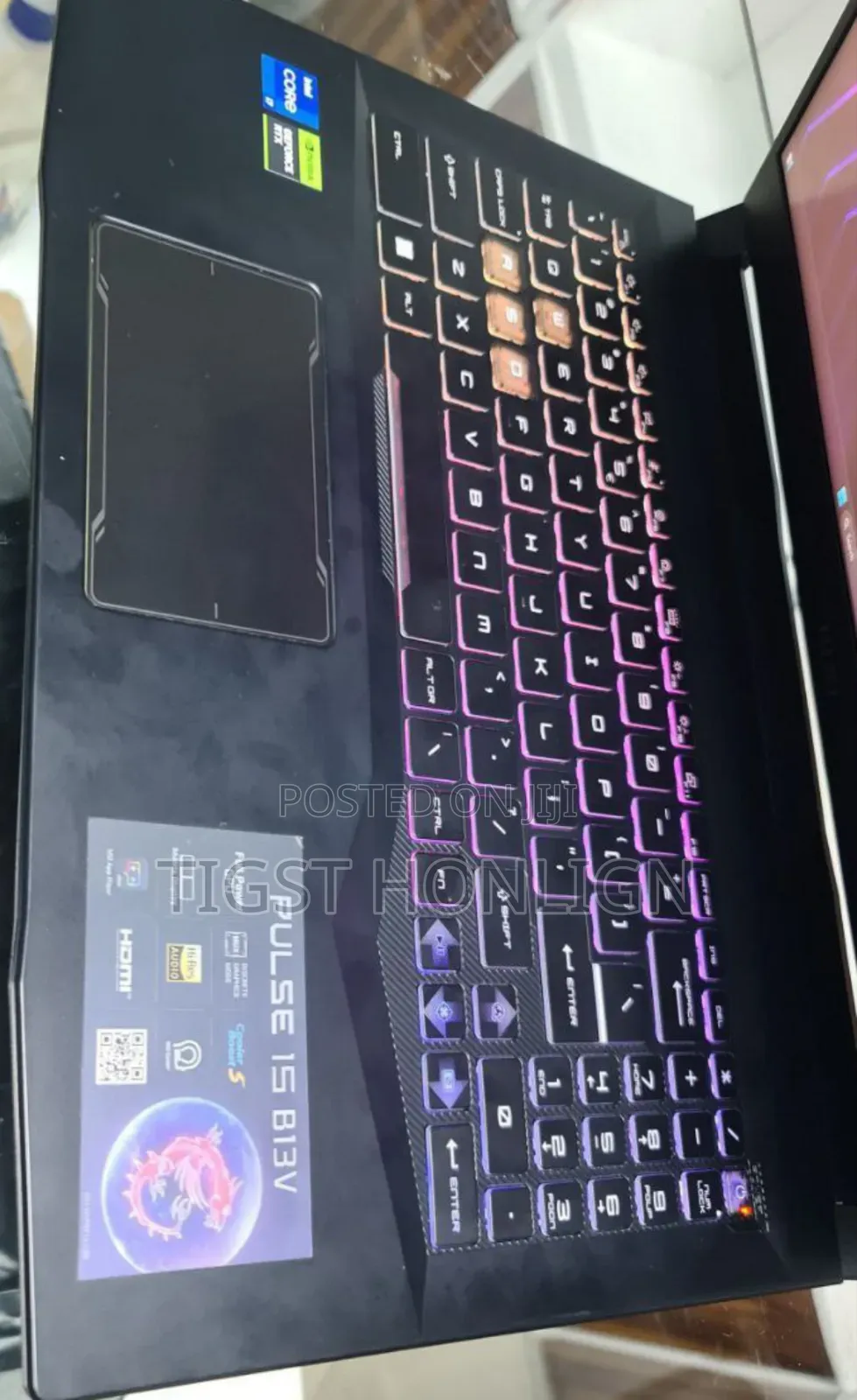New Laptop MSI Pulse GL66 16GB Intel Core I7 SSD 512GB
