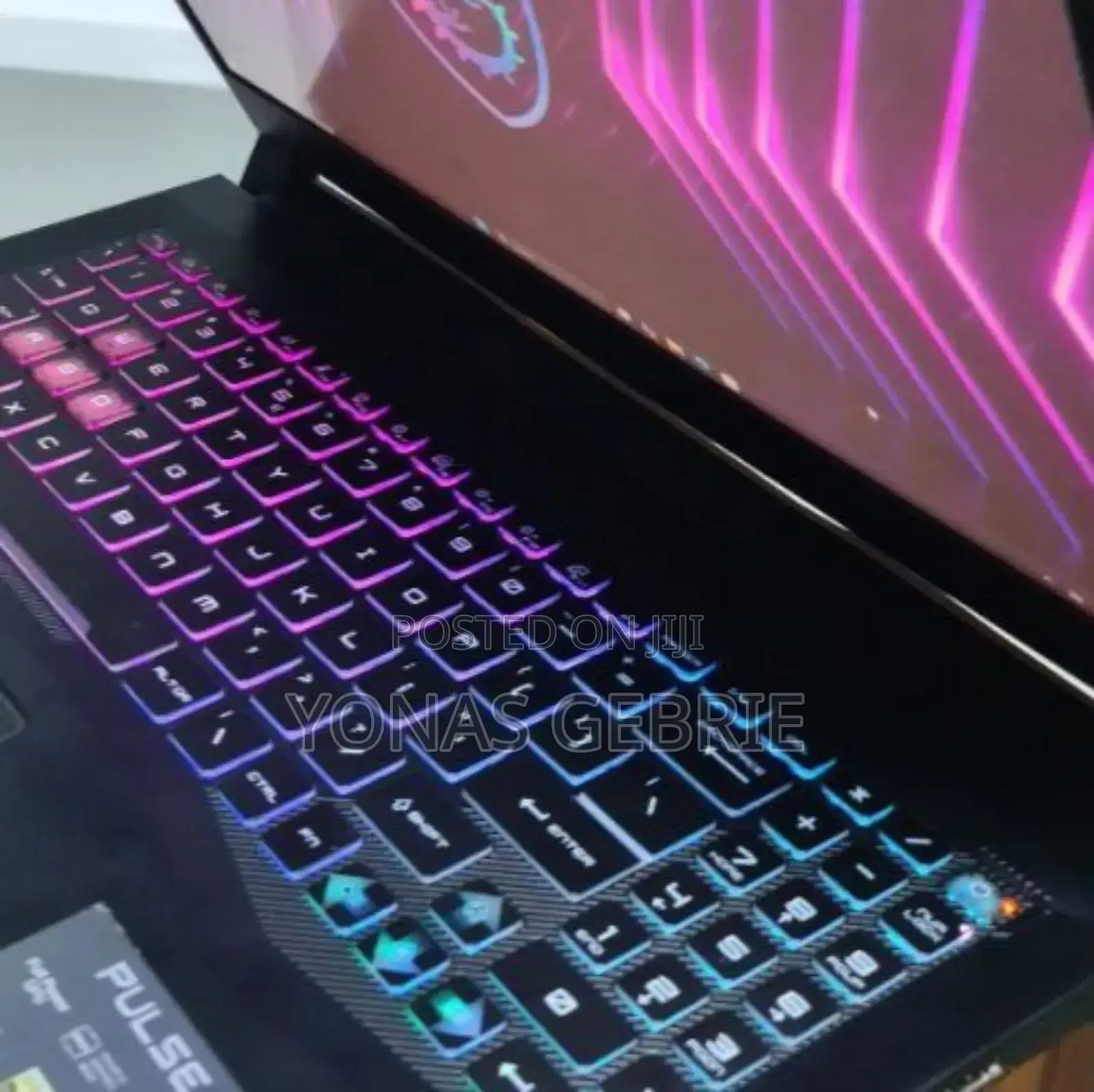 New Laptop MSI Pulse GL66 16GB Intel Core I7 SSD 512GB