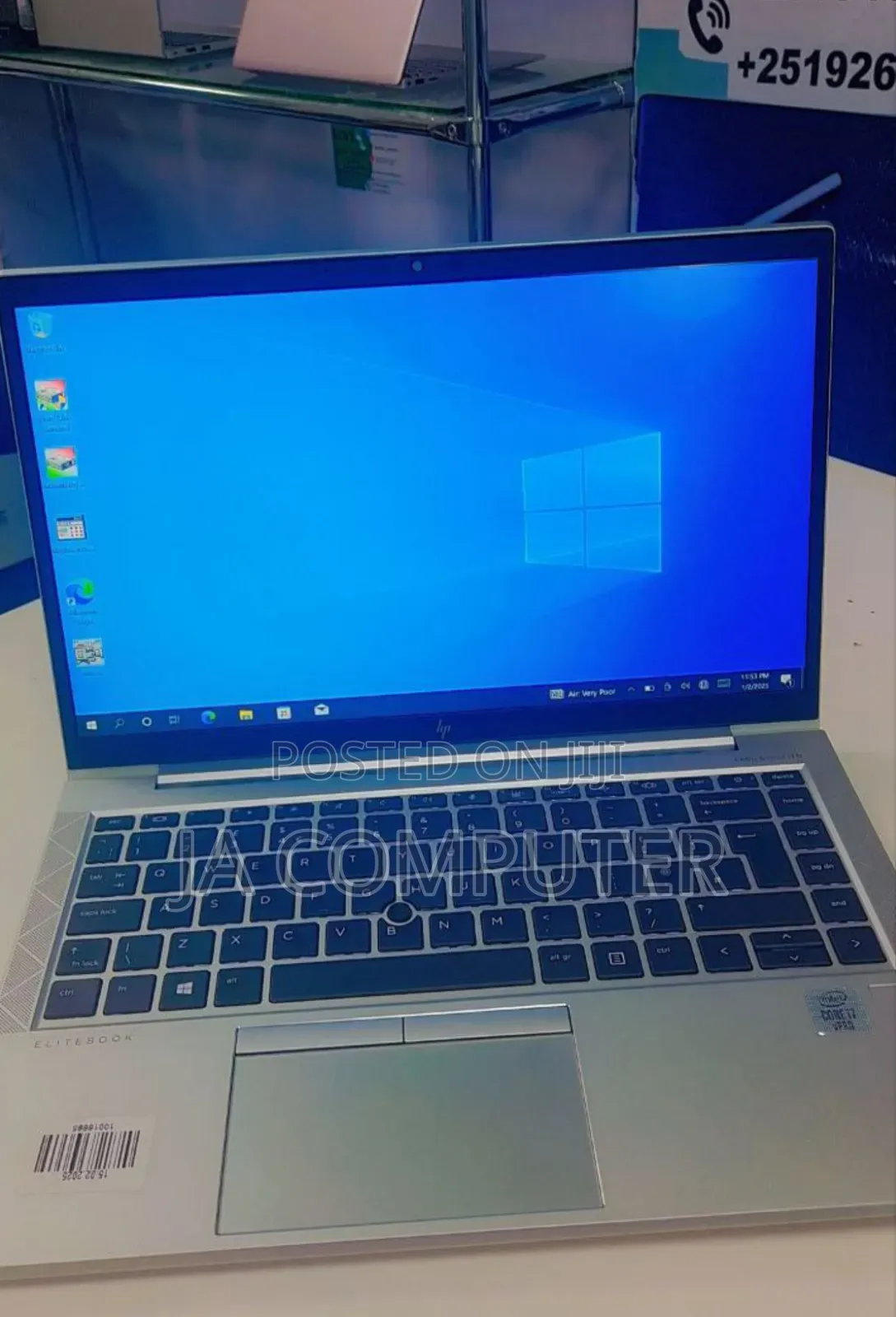 New Laptop HP EliteBook 840 G7 16GB Intel Core I7 SSD 512GB