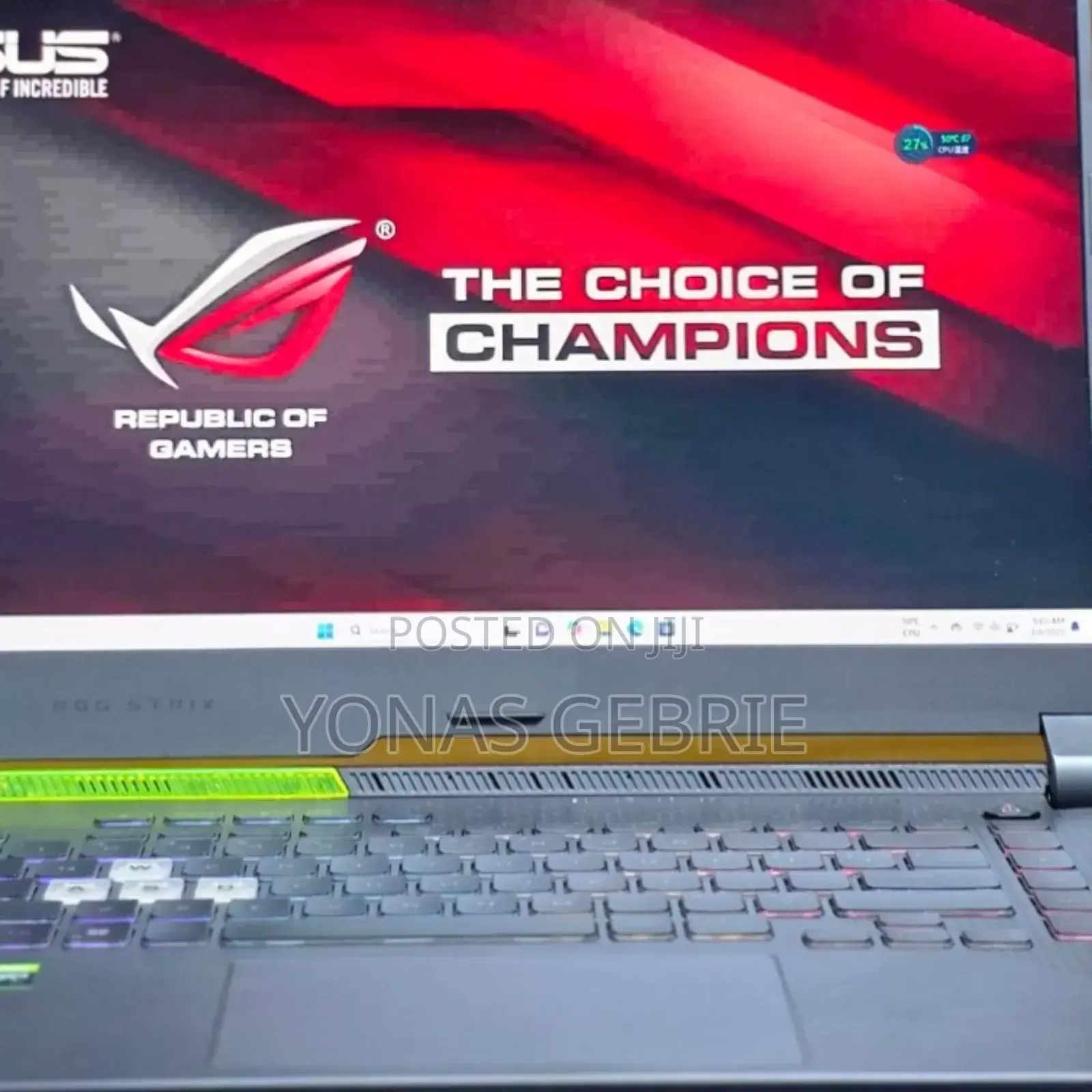 New Laptop Asus ROG Strix G15 16GB AMD Ryzen 9 SSD 1T