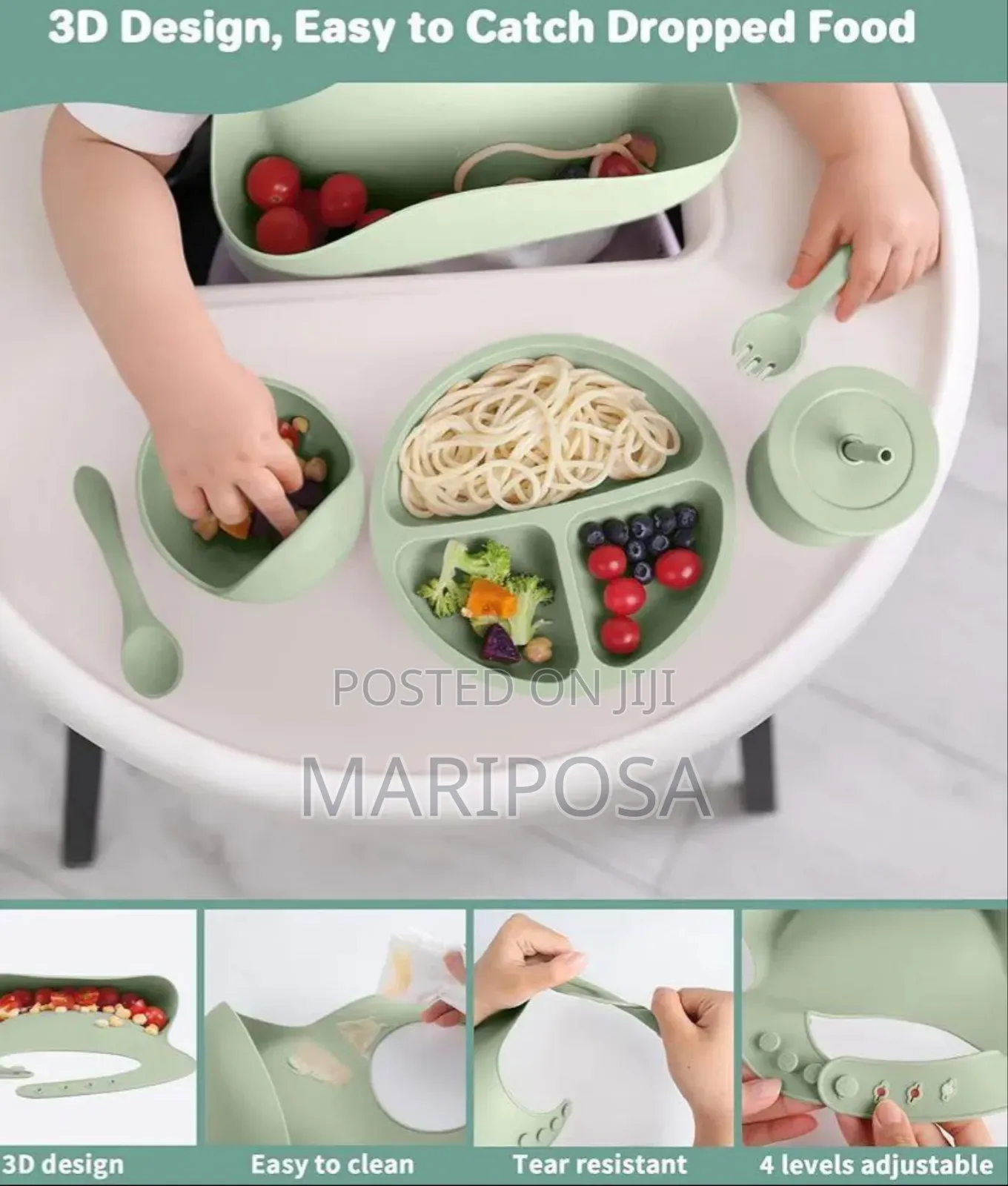 Silicone Baby Feeding Set of 6