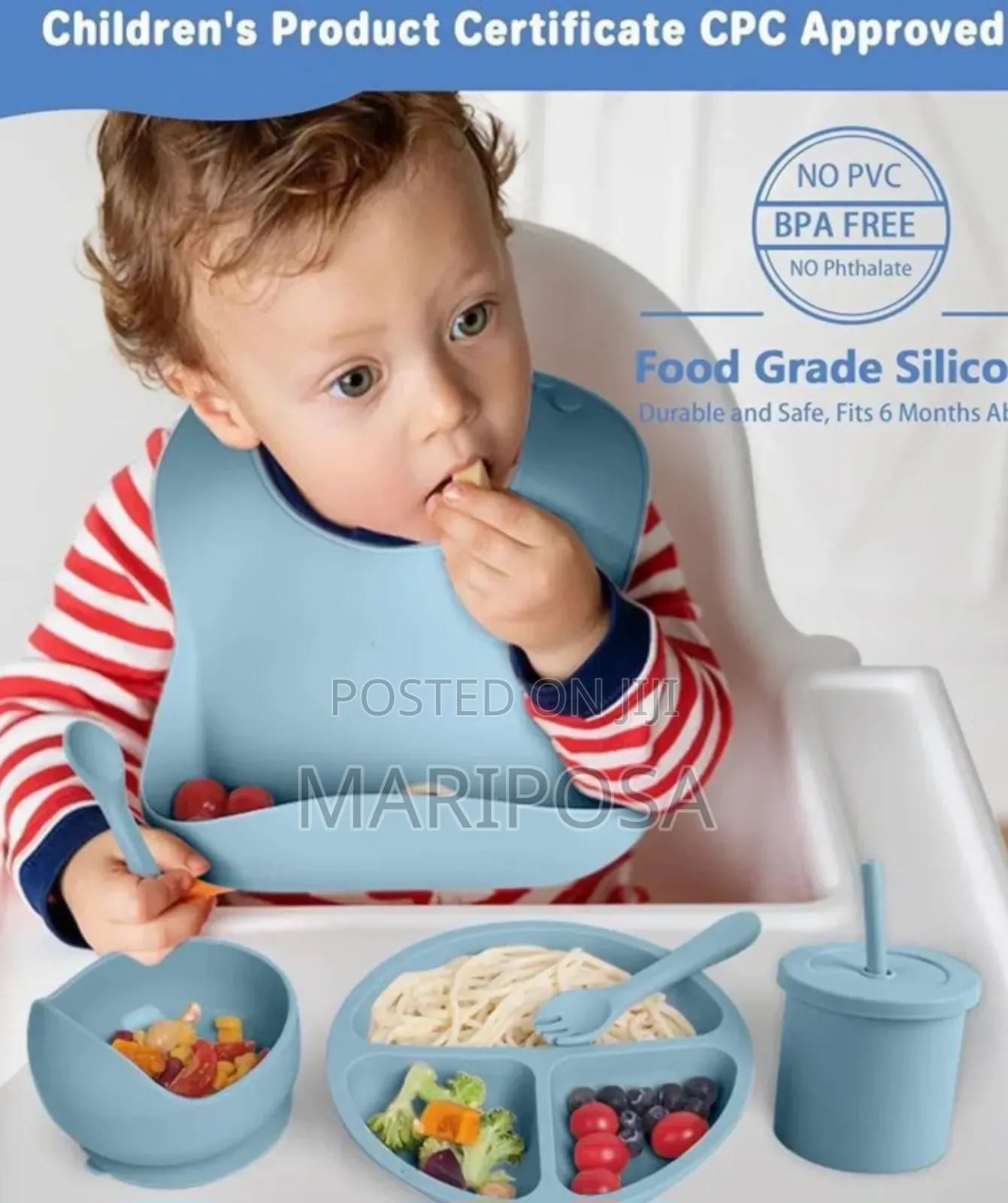 Silicone Baby Feeding Set of 6