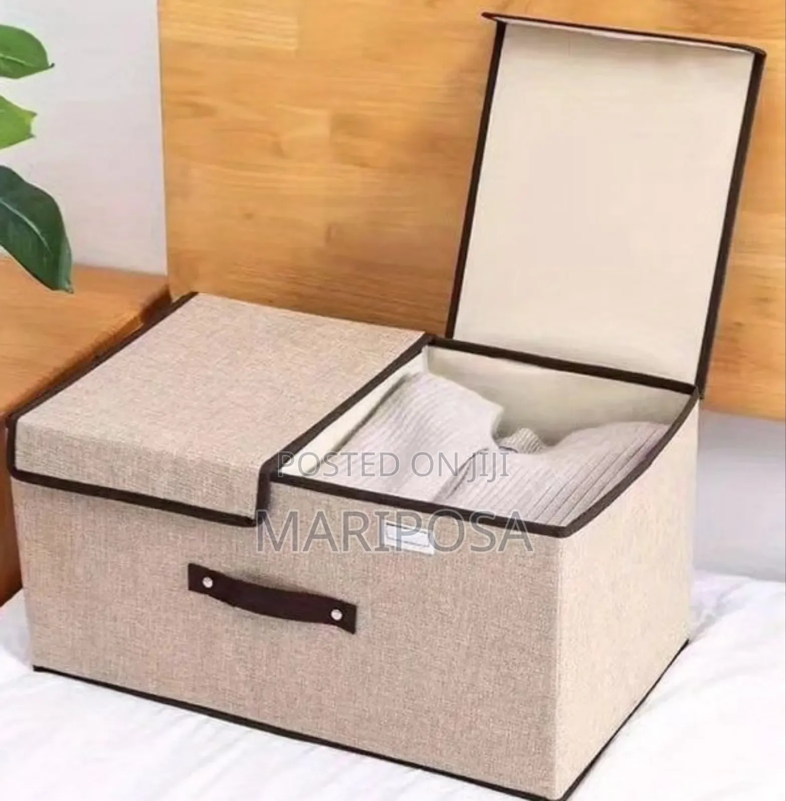 Dust Proof Foldable Storage Box With Lid