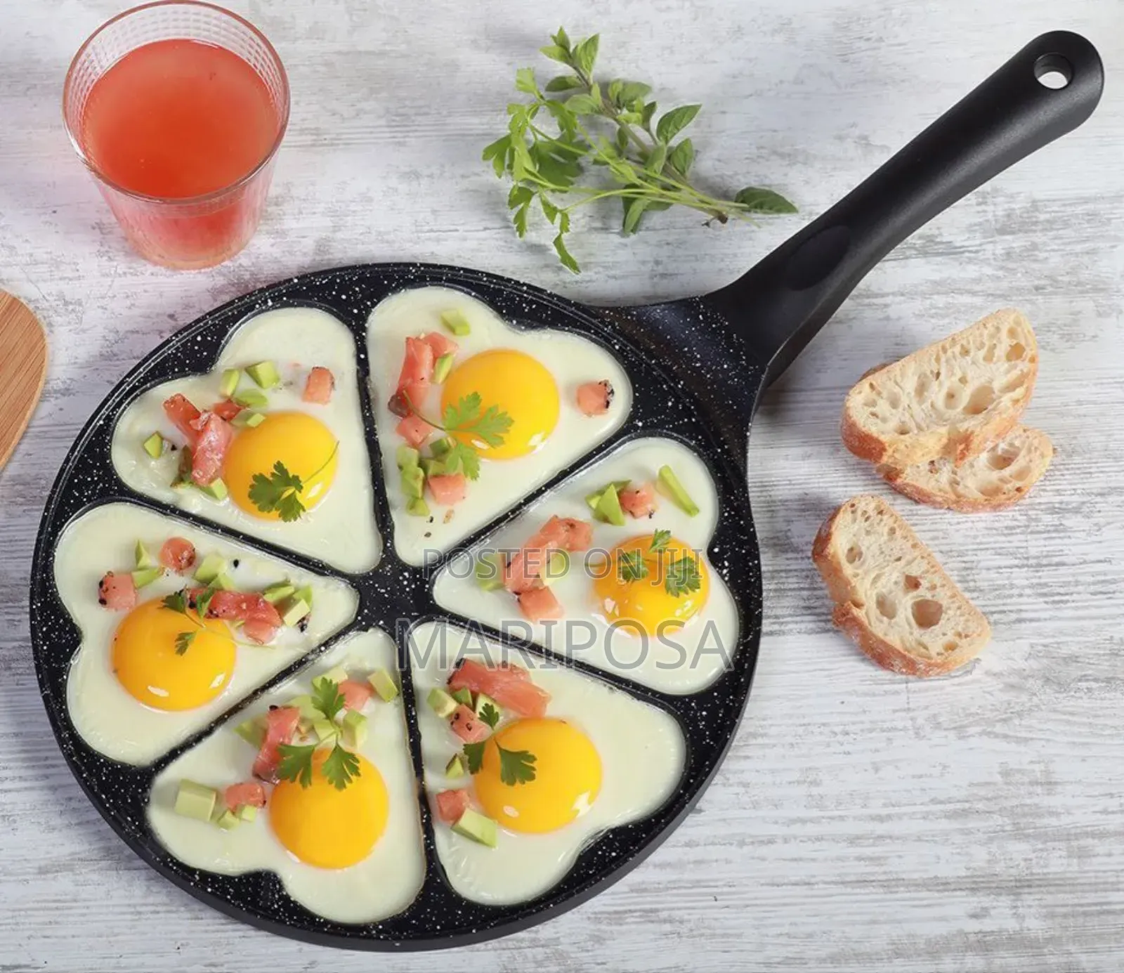 Love Heart Non Stick Pancake Pan
