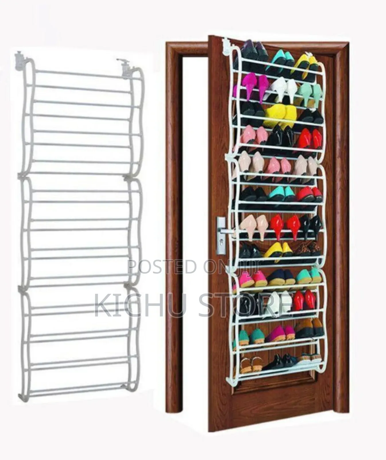 36 Pairs Over the Door Shoe Rack