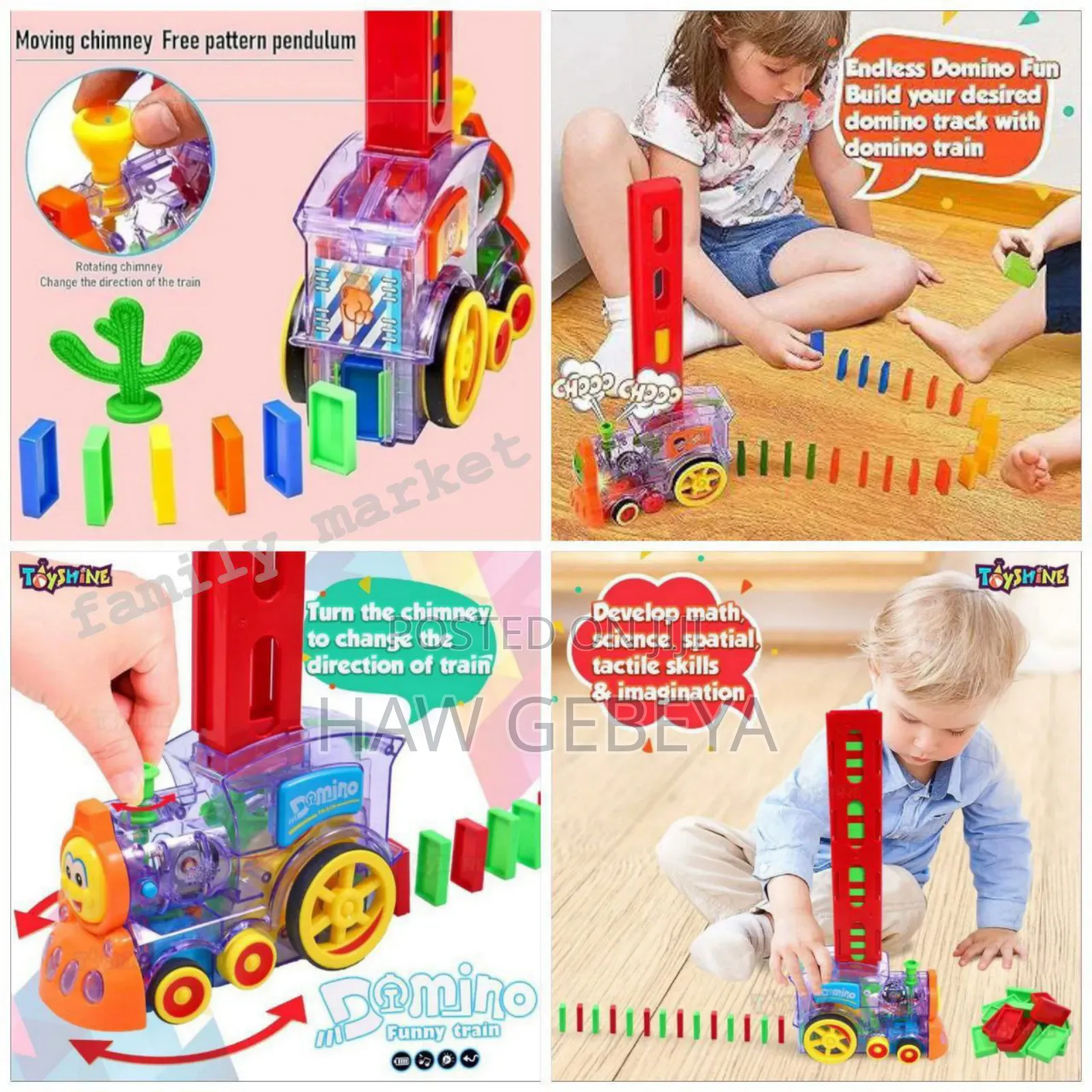 Tinkez Toyz Domino Train Toy,