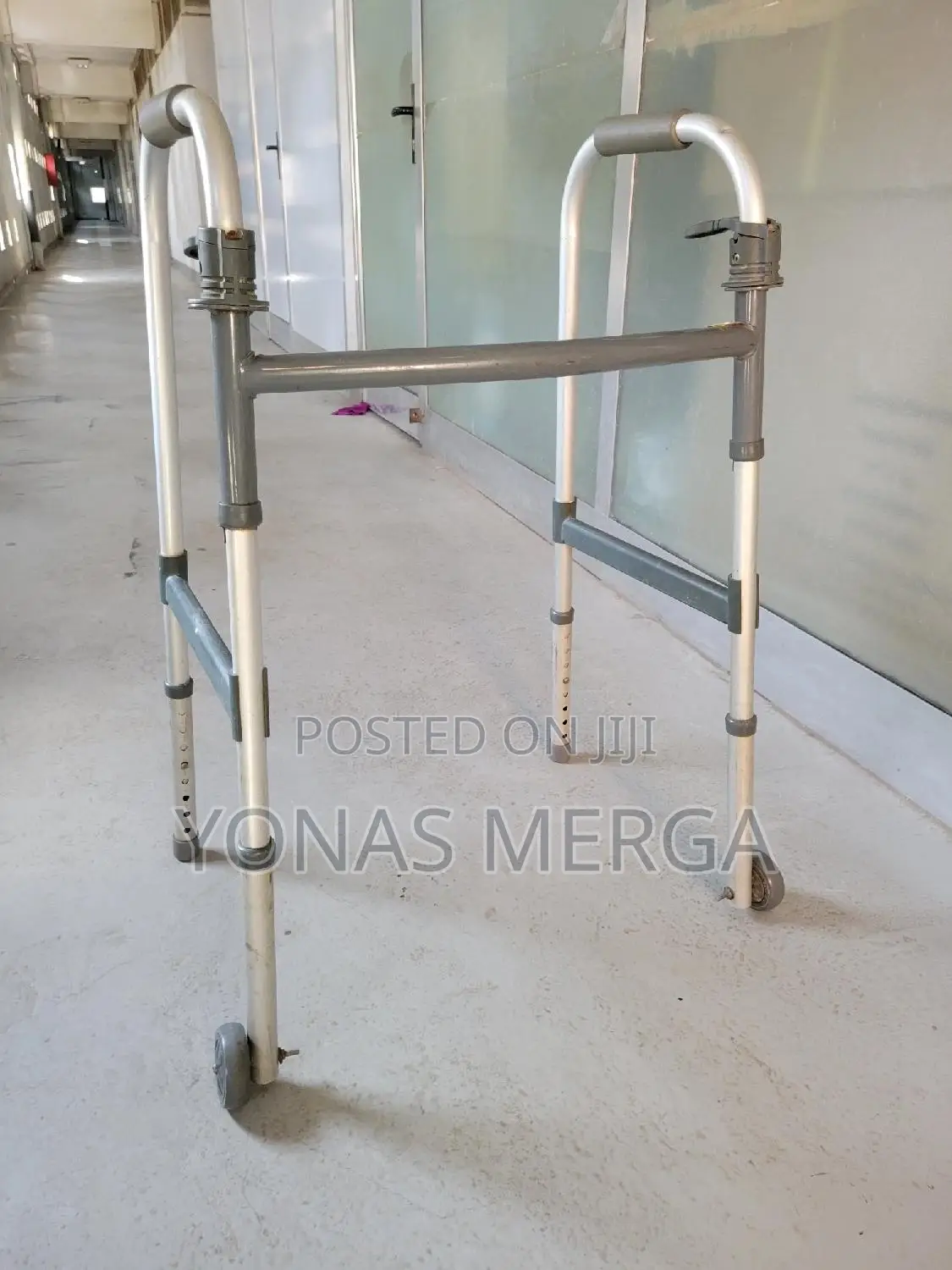 Walker፶℗Elderly Walking Fracture Walking Stand Stainless