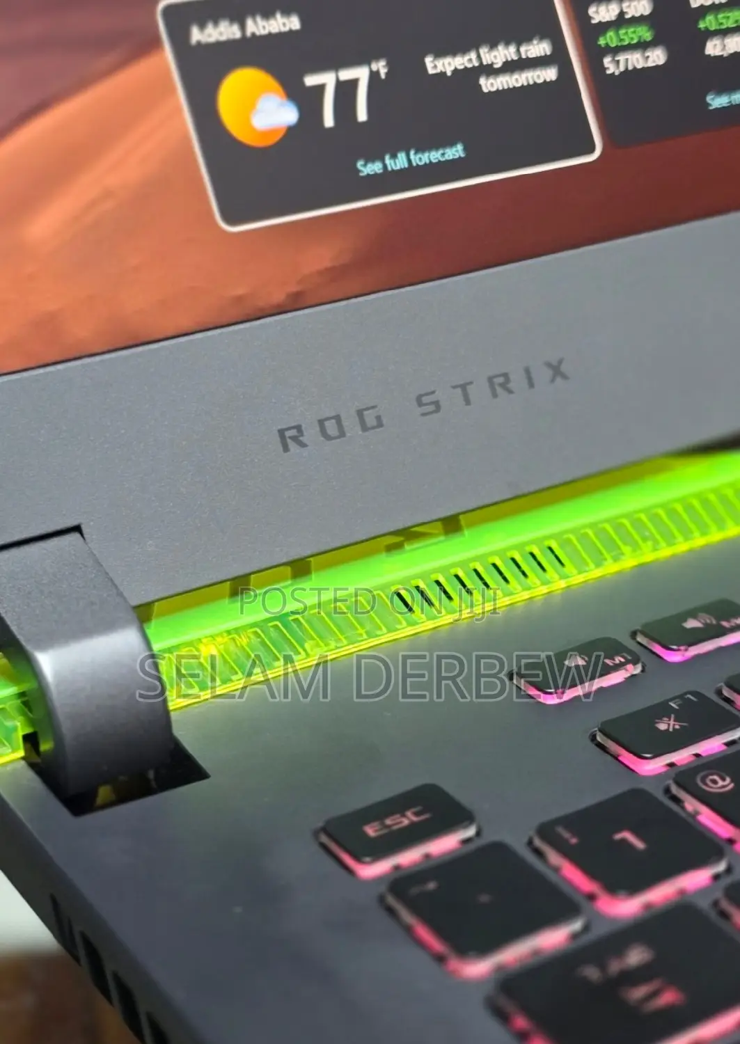 New Laptop Asus ROG Strix G15 16GB AMD Ryzen 9 SSD 1T