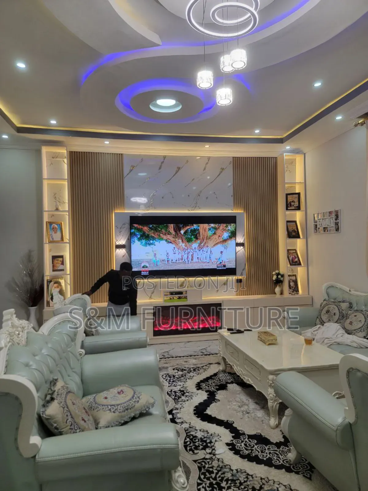 Lavish Tv Stand Priced Per Square Meter.