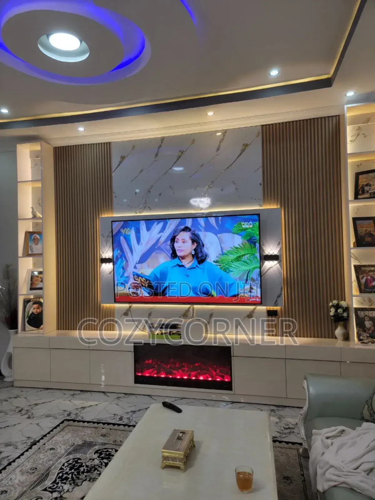 Lavish TV Stand Priced Per Square Meter.