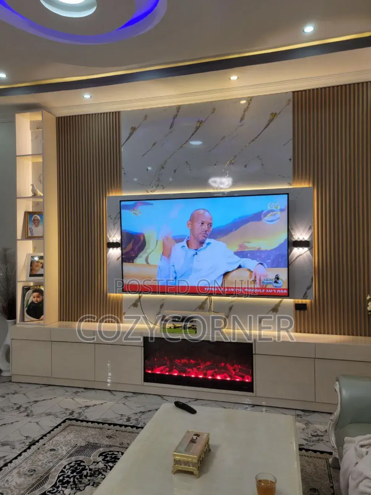 Lavish TV Stand Priced Per Square Meter.