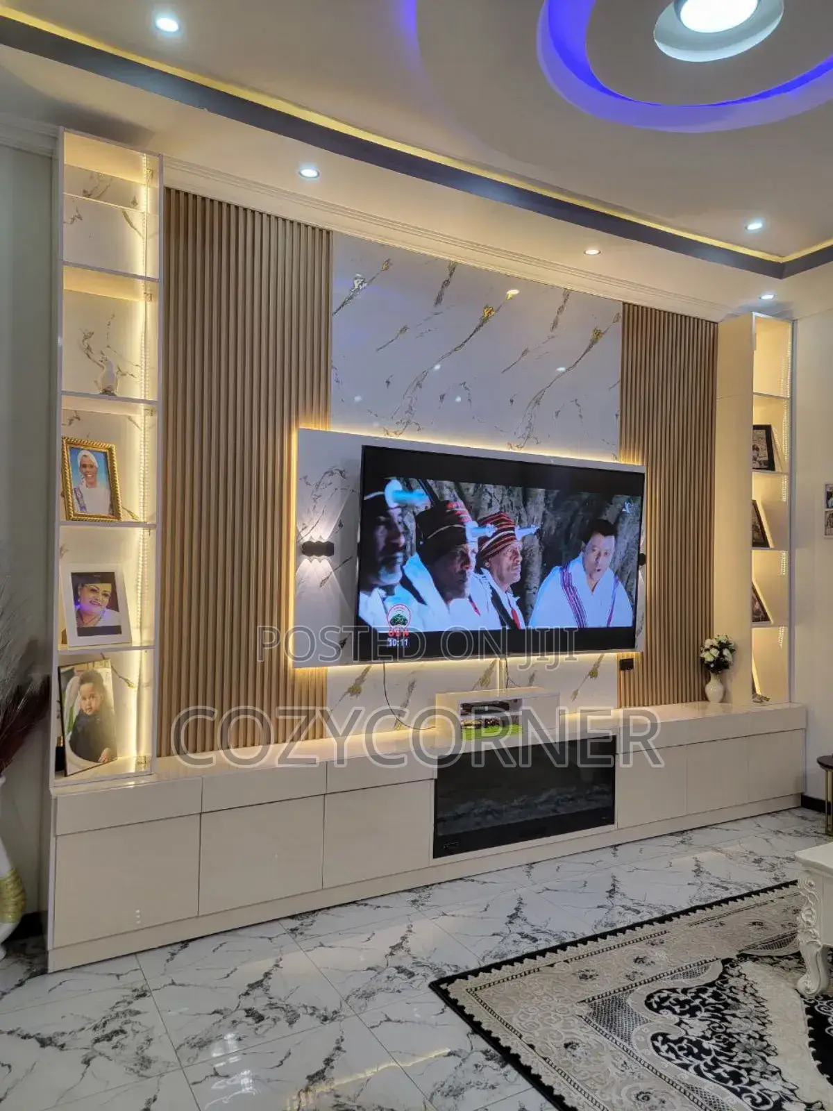 Lavish TV Stand Priced Per Square Meter.