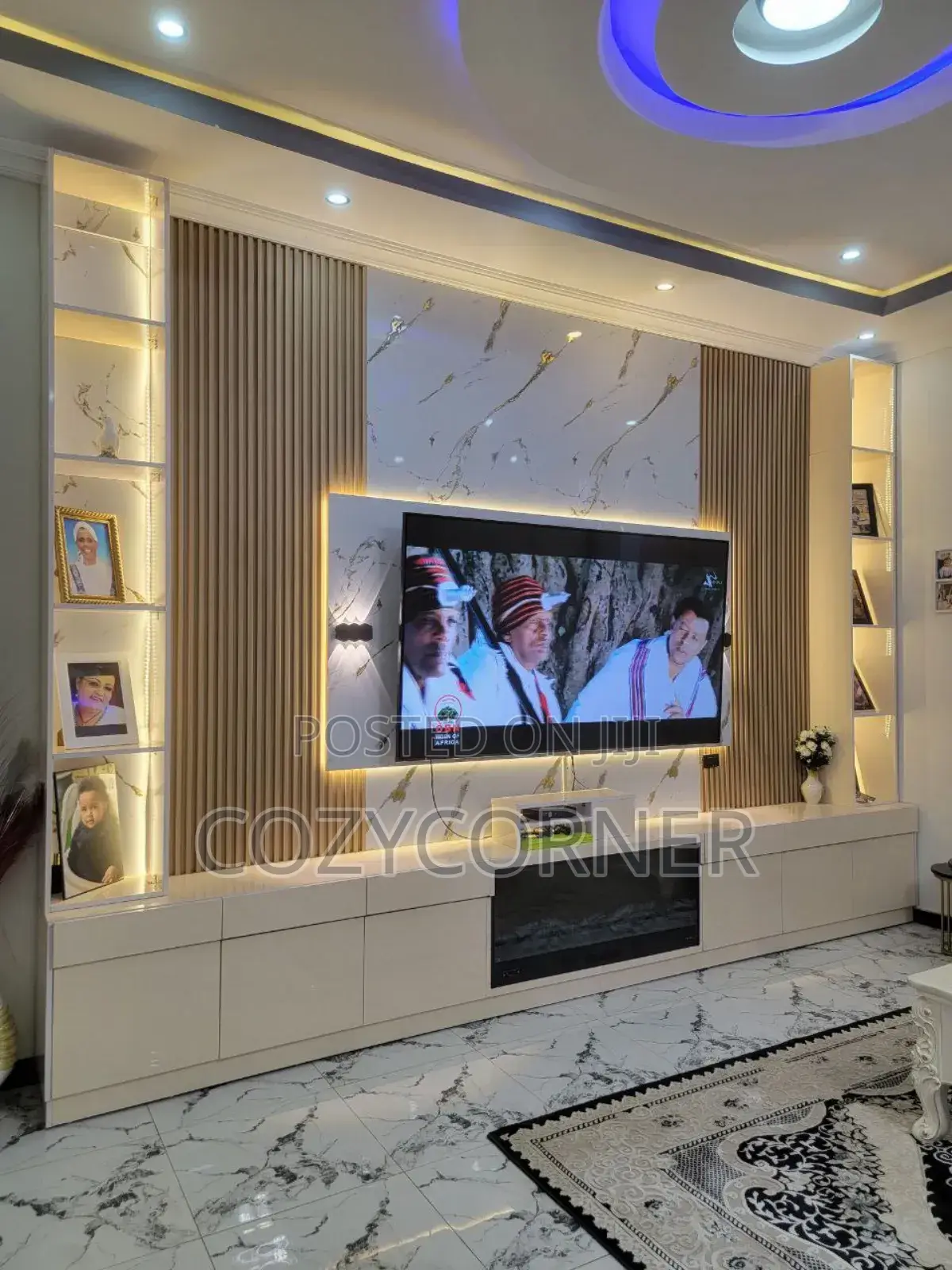 Lavish TV Stand Priced Per Square Meter.