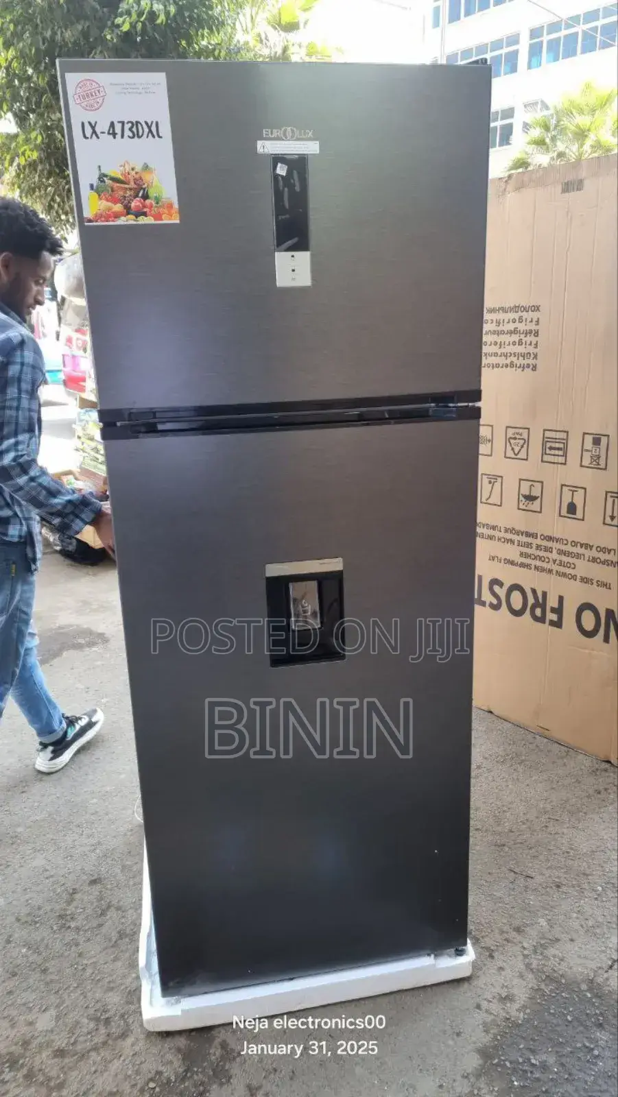 Eurolux Refrigerator 433l Freestanding Fan System for Sales