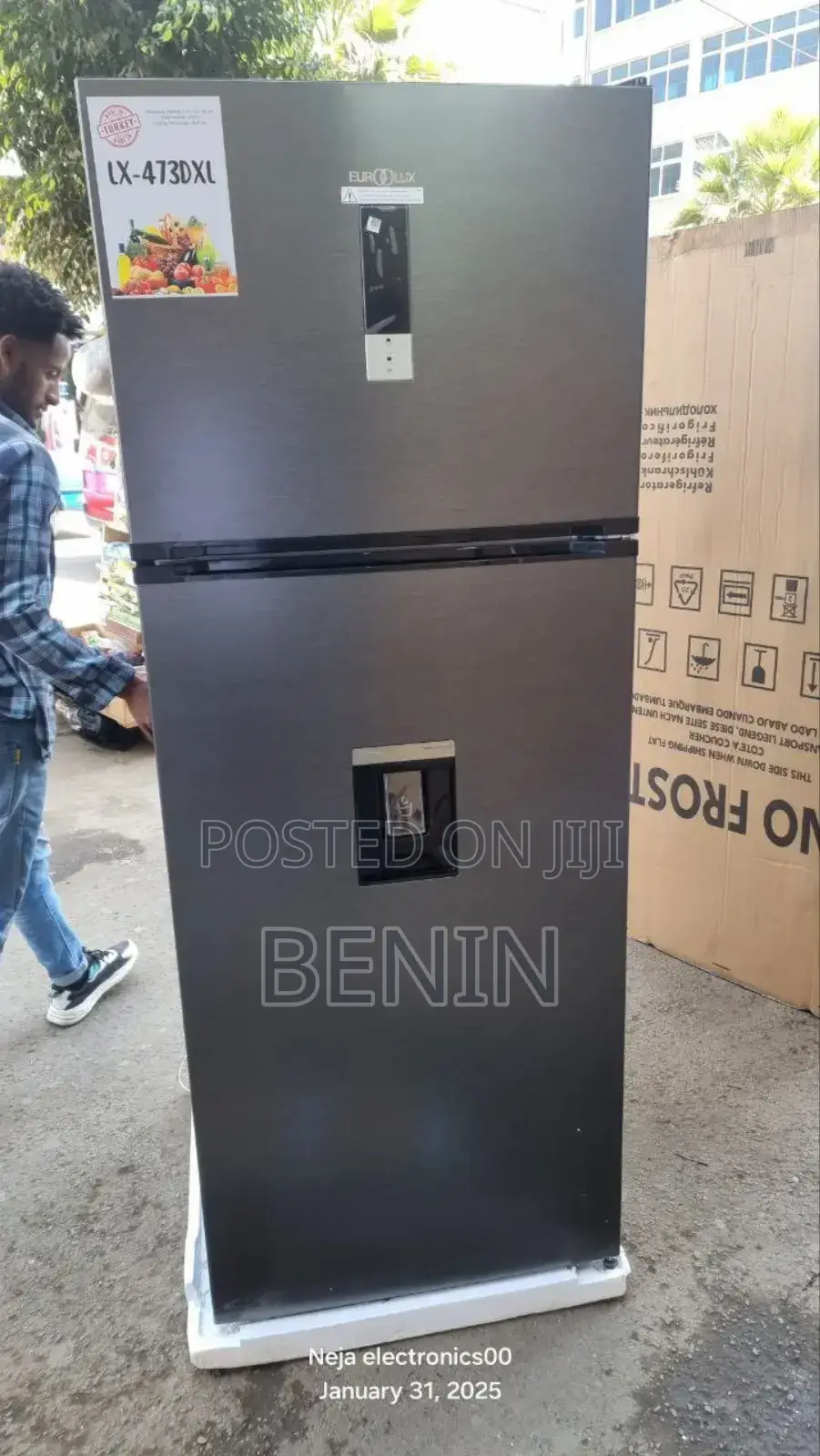 Eurolux Refrigerator 433,Litter Fan System Delivery