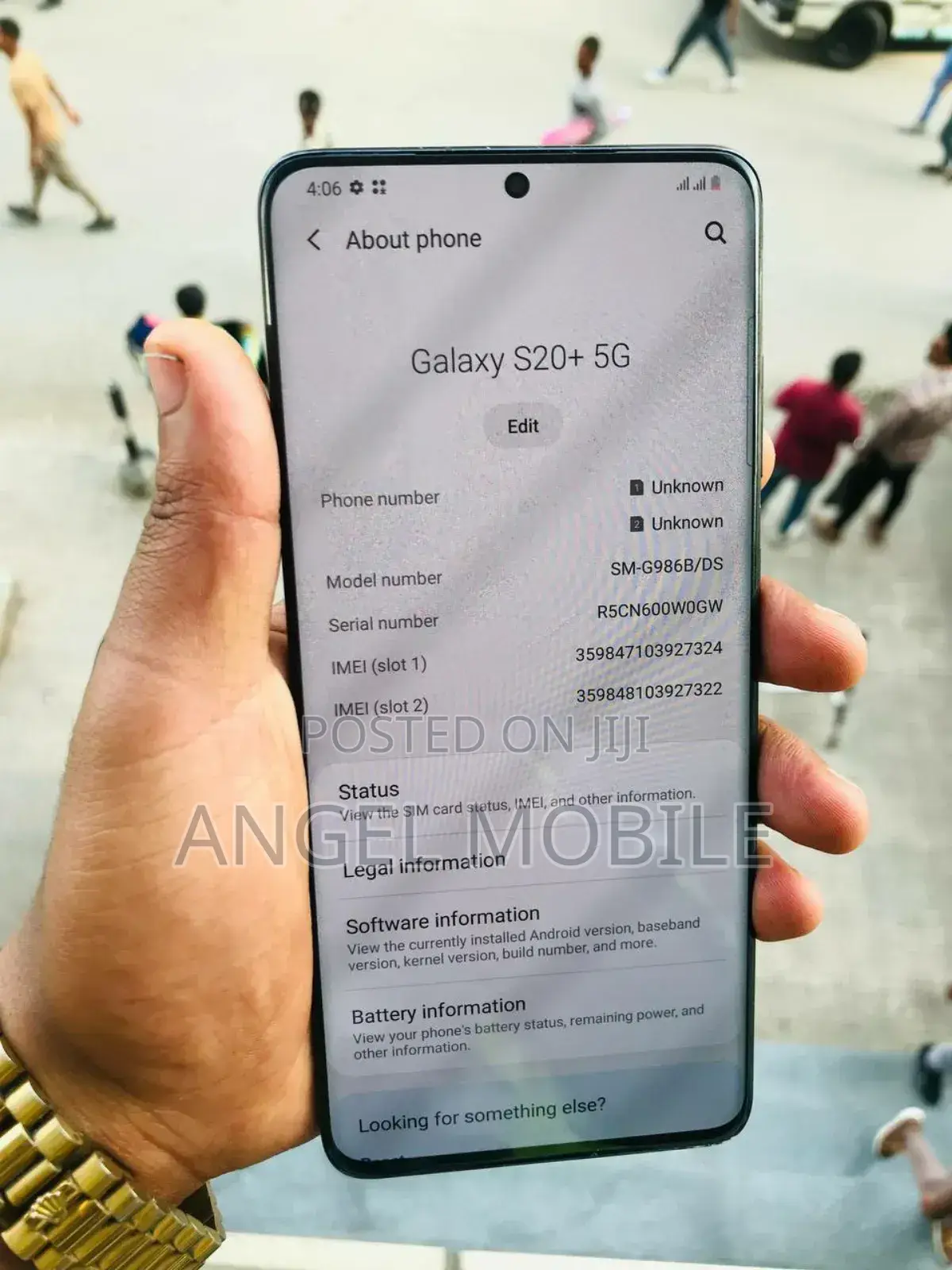 Samsung Galaxy S20+ 5G 128 GB Black