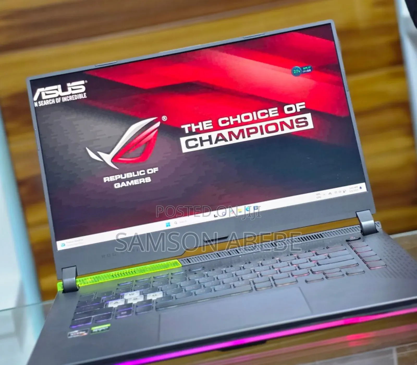 New Laptop Asus ROG Strix G15 16GB Intel Core I9 SSD 1T