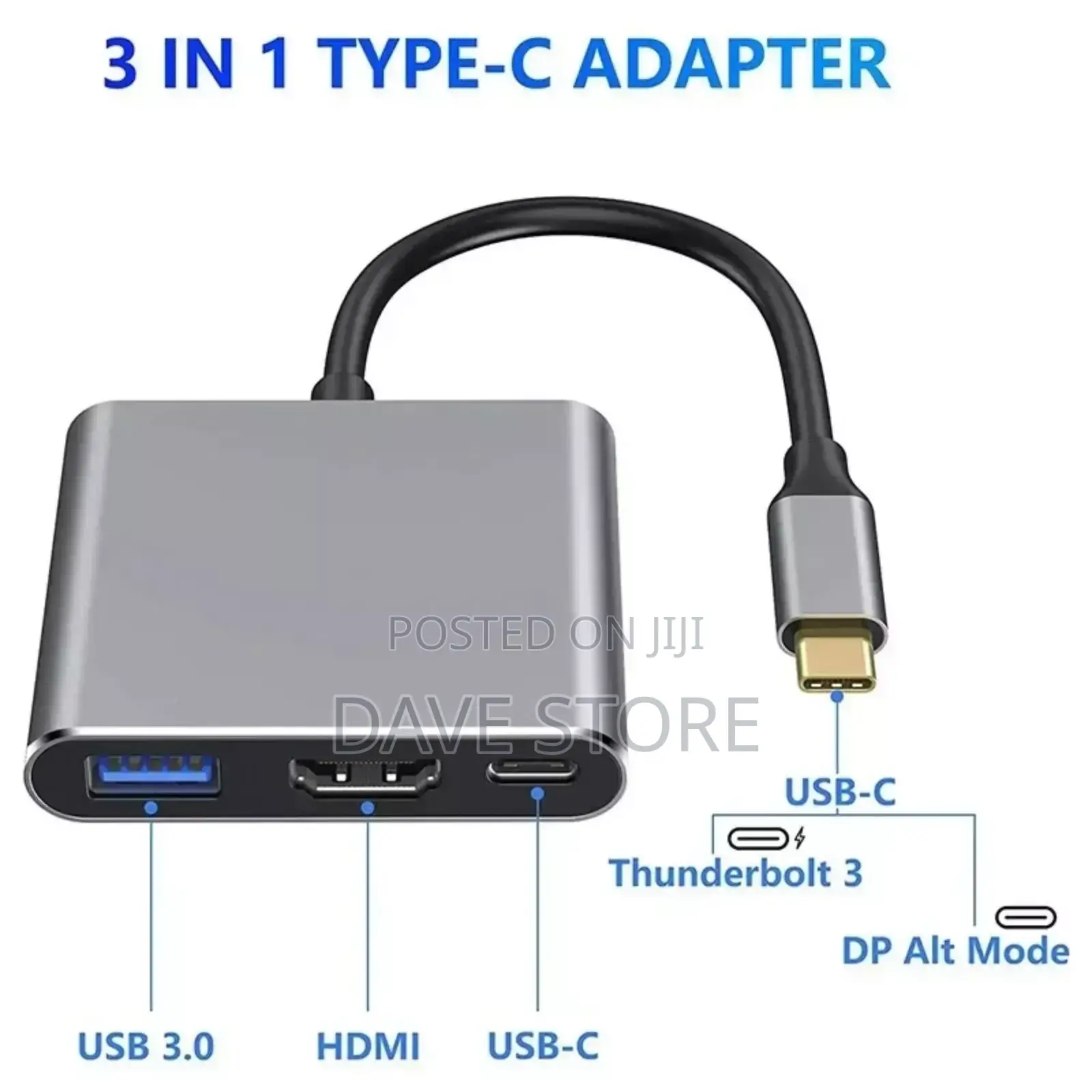 3in1 Usb Hub Adapter