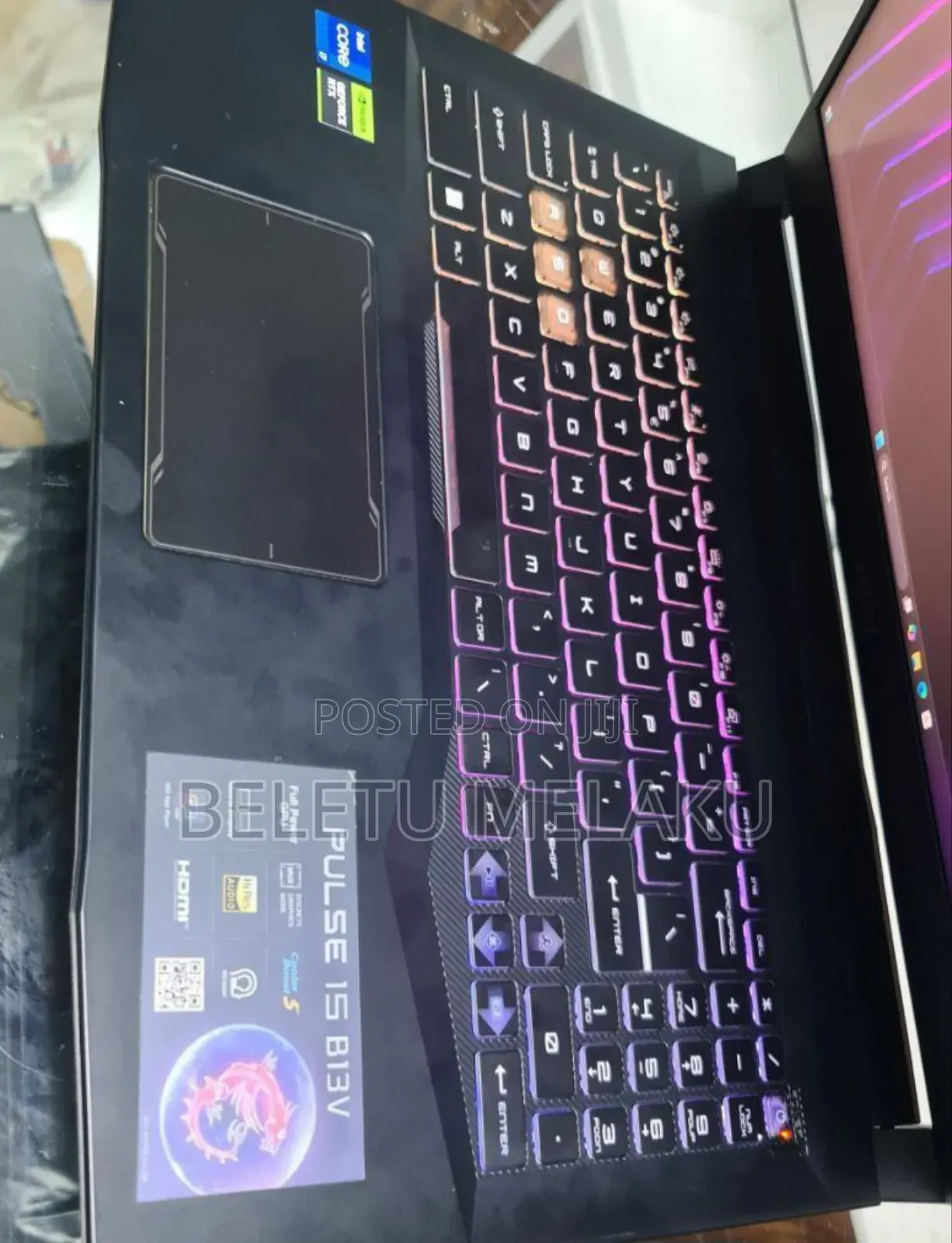 New Laptop MSI Pulse GL66 16GB Intel Core I7 SSD 512GB