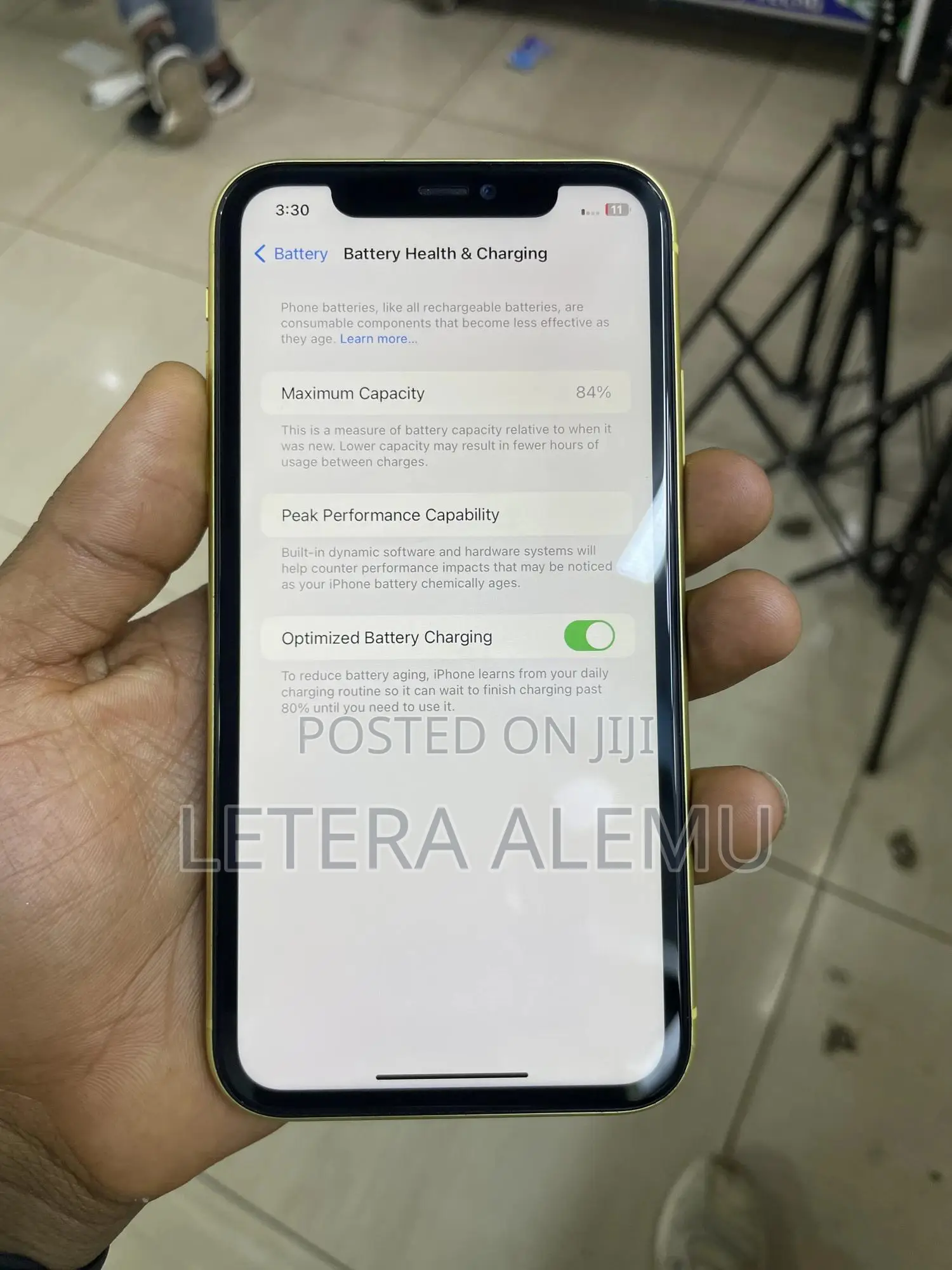 Apple iPhone 11 256 GB Yellow