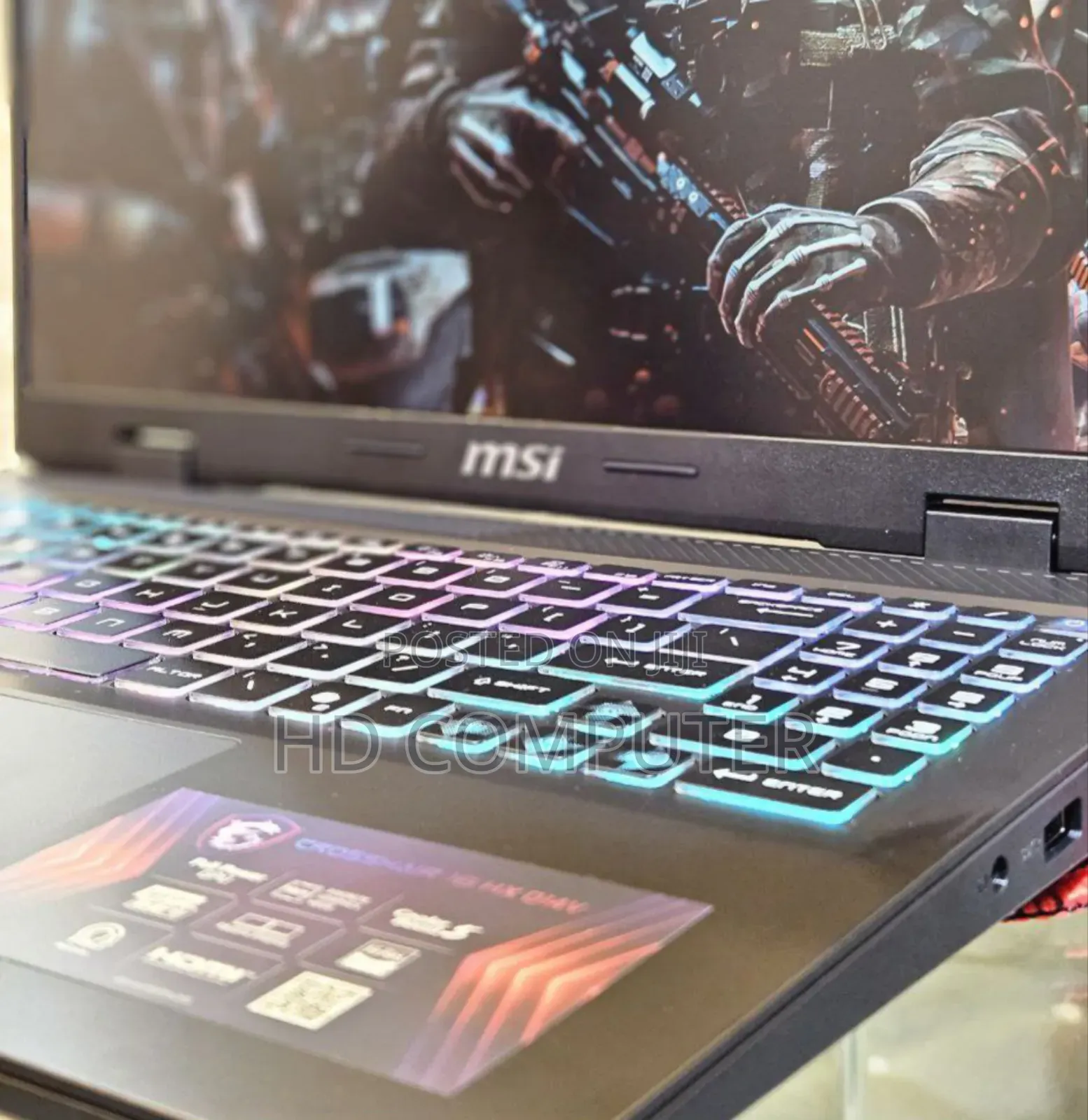 New Laptop MSI Crosshair 17 16GB Intel Core I7 SSD 1T