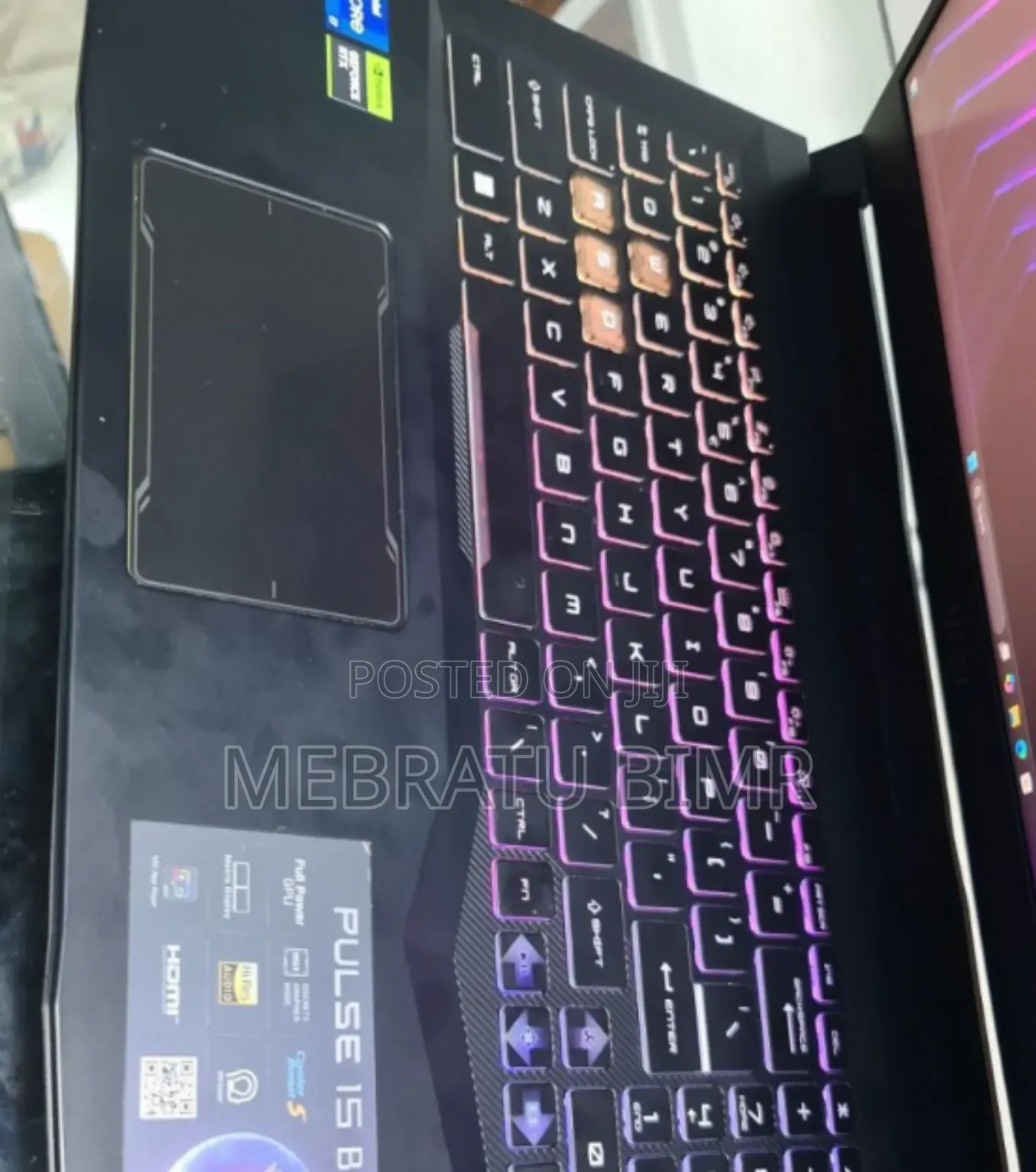 New Laptop MSI Pulse GL76 16GB Intel Core I7 SSD 512GB