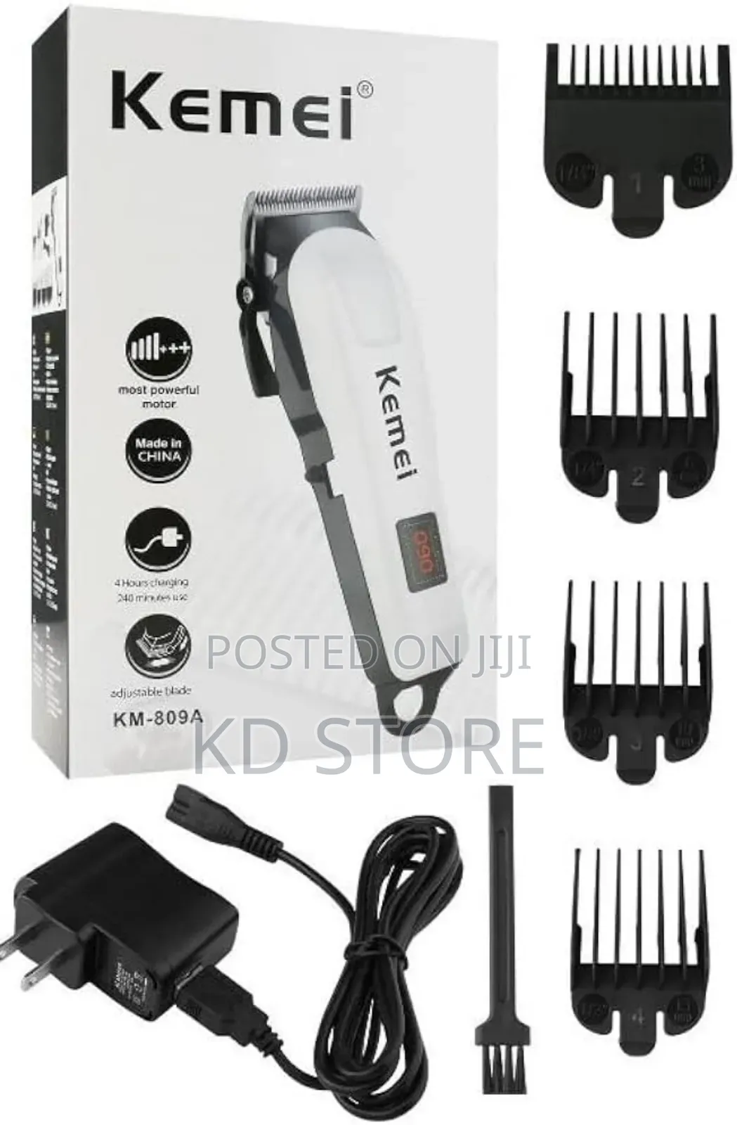 Kemei Km-809a Professional Rechargeable Hair Trimmer