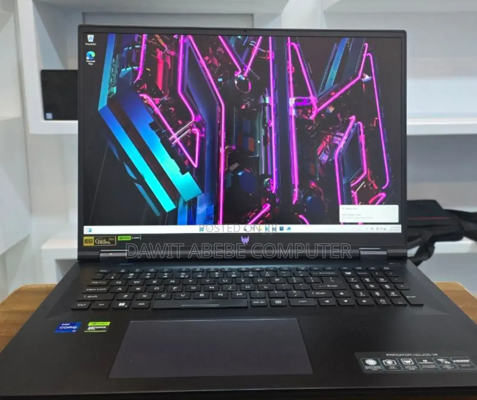 New Laptop Acer Predator 15 16GB Intel Core I7 SSD 1T