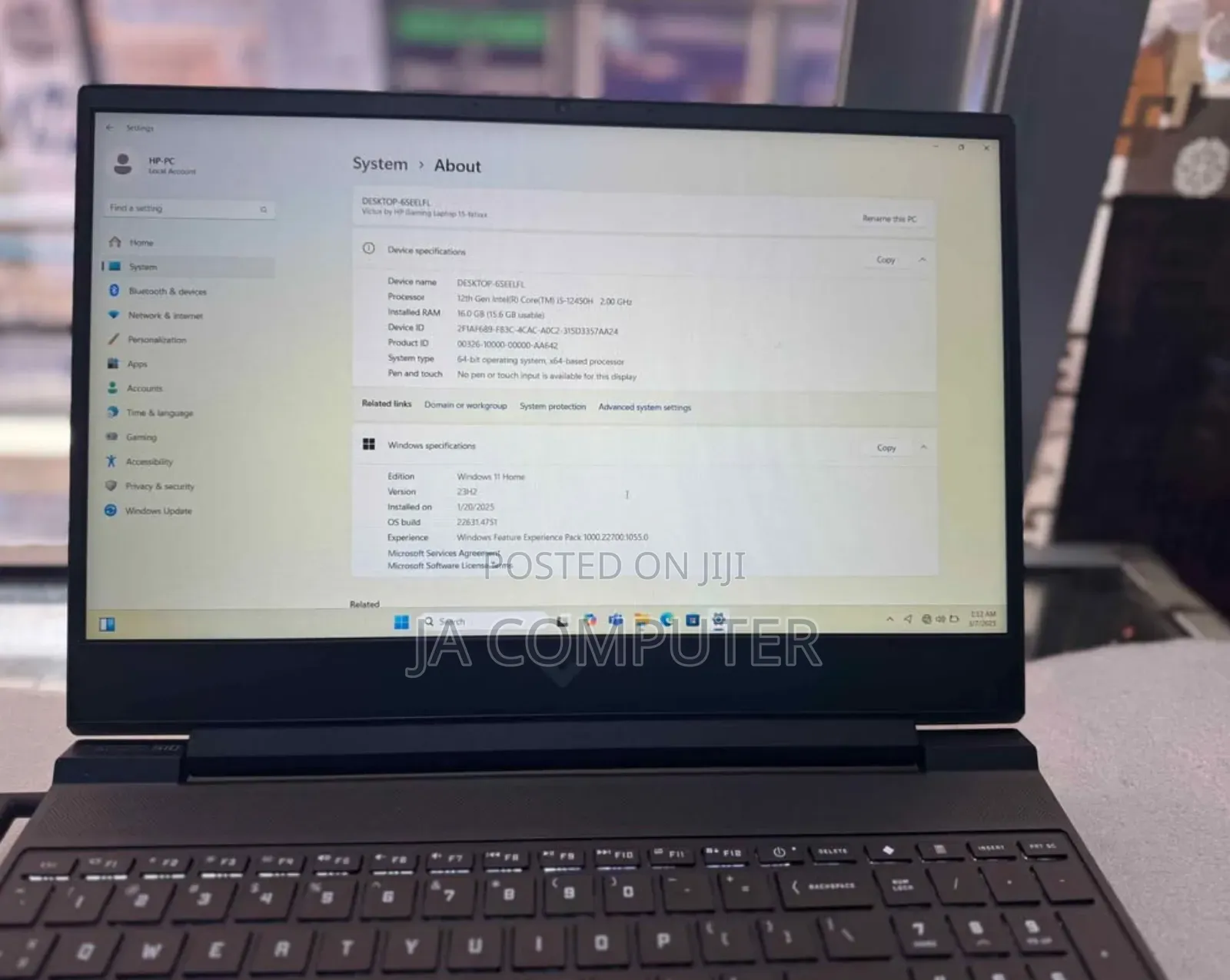 New Laptop HP Victus 16 8GB Intel Core I5 SSD 512GB