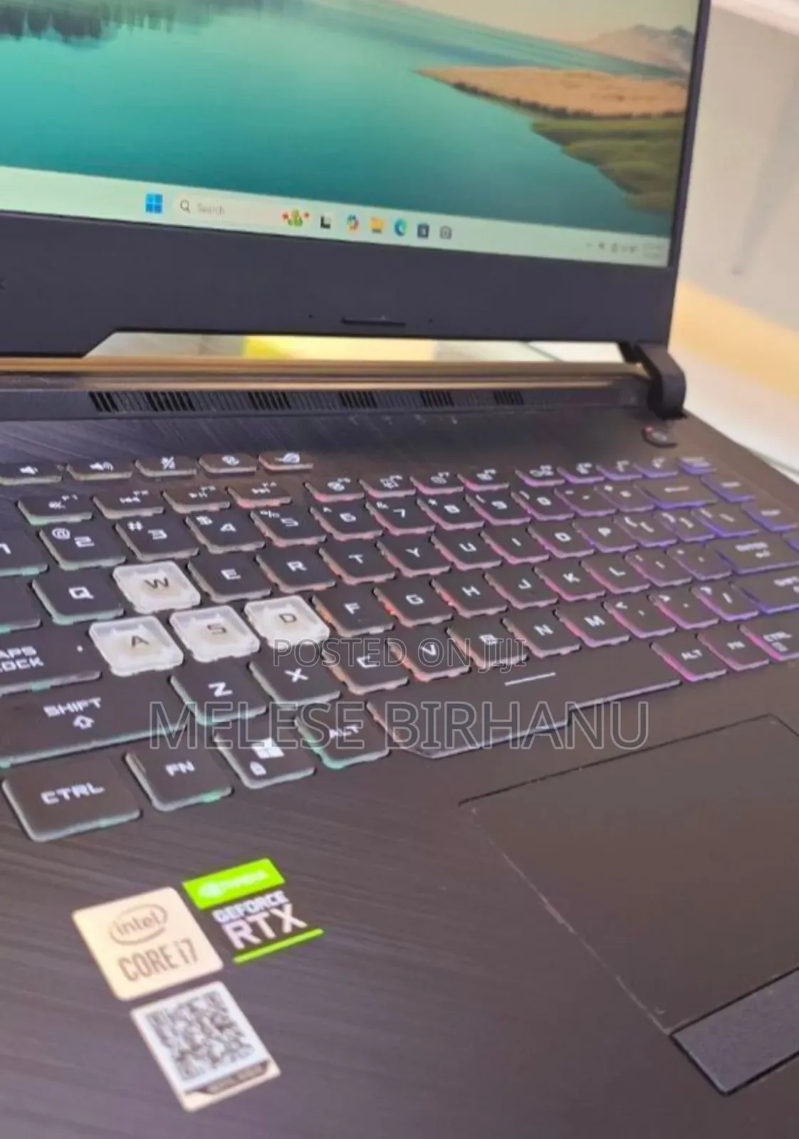 New Laptop Asus ROG Strix G15 16GB Intel Core I7 SSD 1T