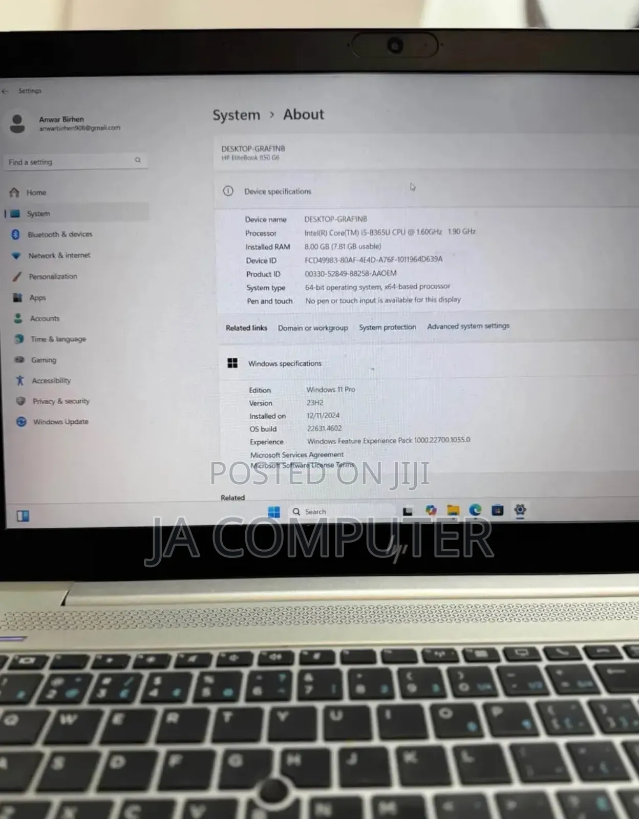 New Laptop HP EliteBook 840 G5 16GB Intel Core I5 SSD 512GB